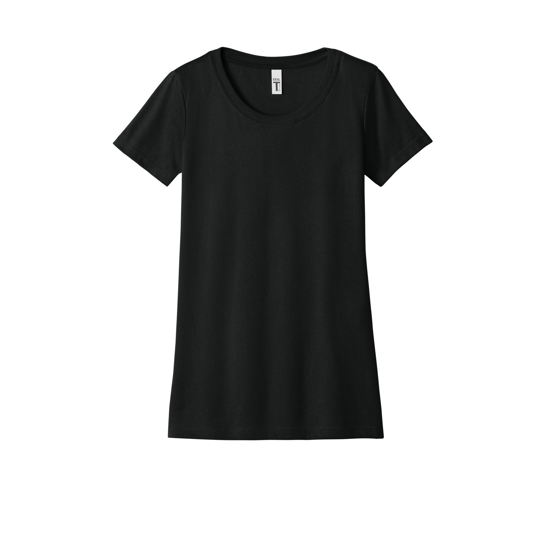 Women's Slim Fit Cotton Polyester T-Shirt - Thumbnail Image