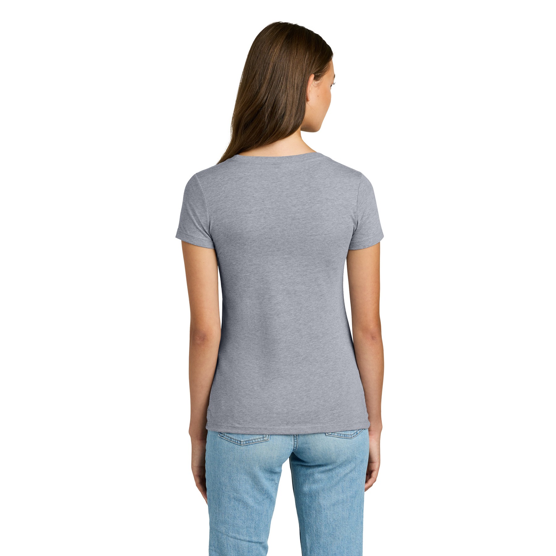 Women's Slim Fit Cotton Polyester T-Shirt - Thumbnail Image