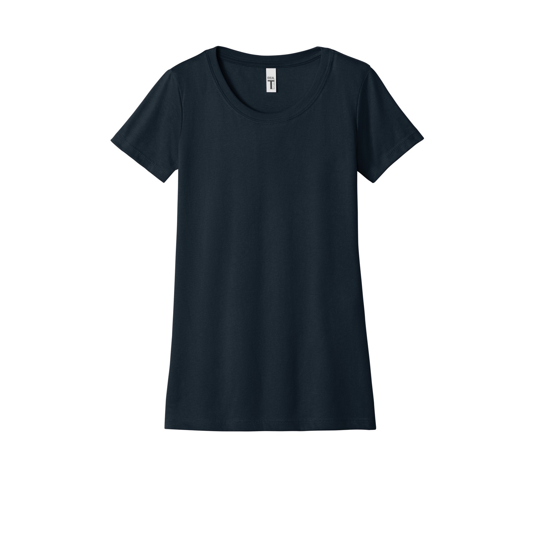 Women's Slim Fit Cotton Polyester T-Shirt - Thumbnail Image