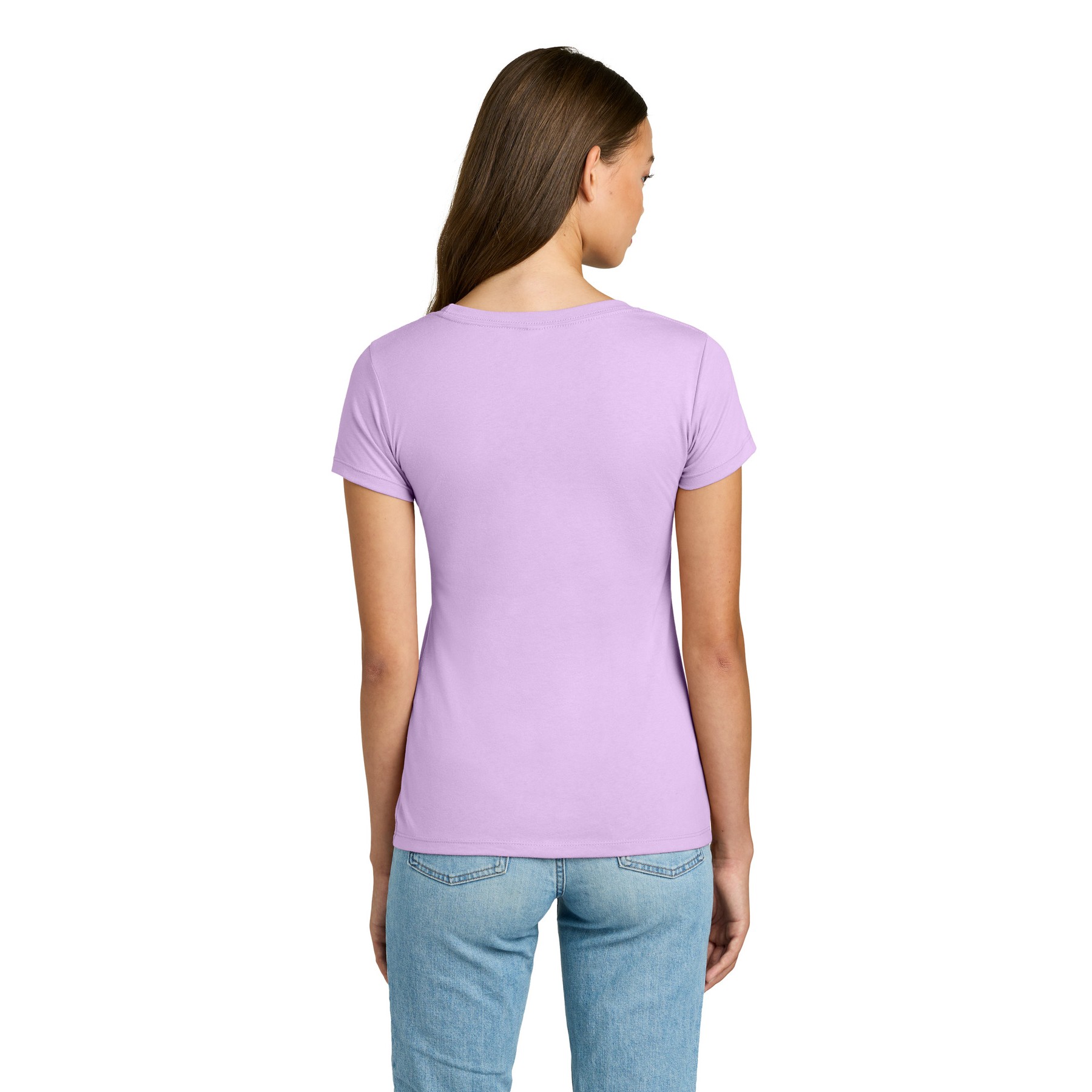 Women's Slim Fit Cotton Polyester T-Shirt - Thumbnail Image