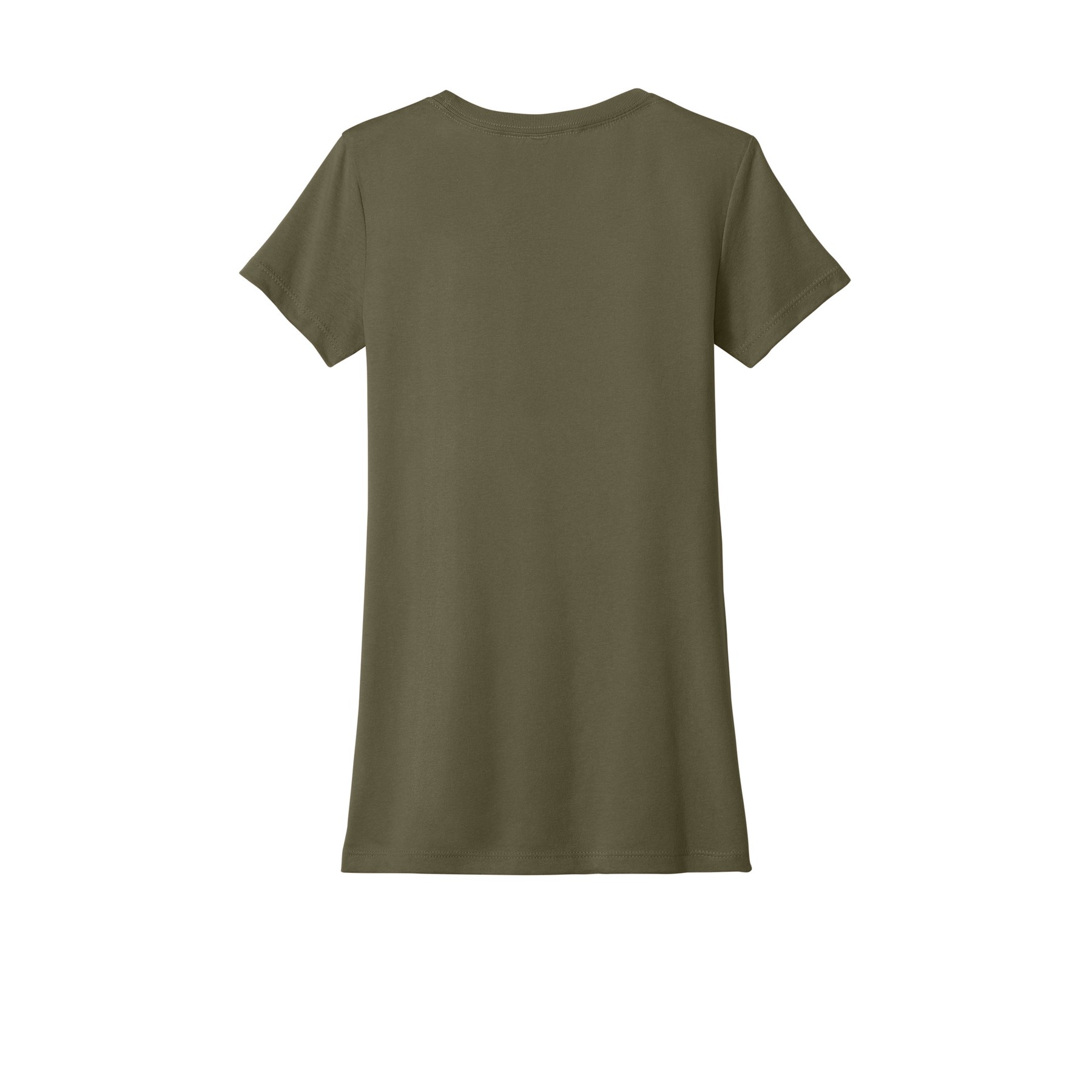Women's Slim Fit Cotton Polyester T-Shirt - Thumbnail Image