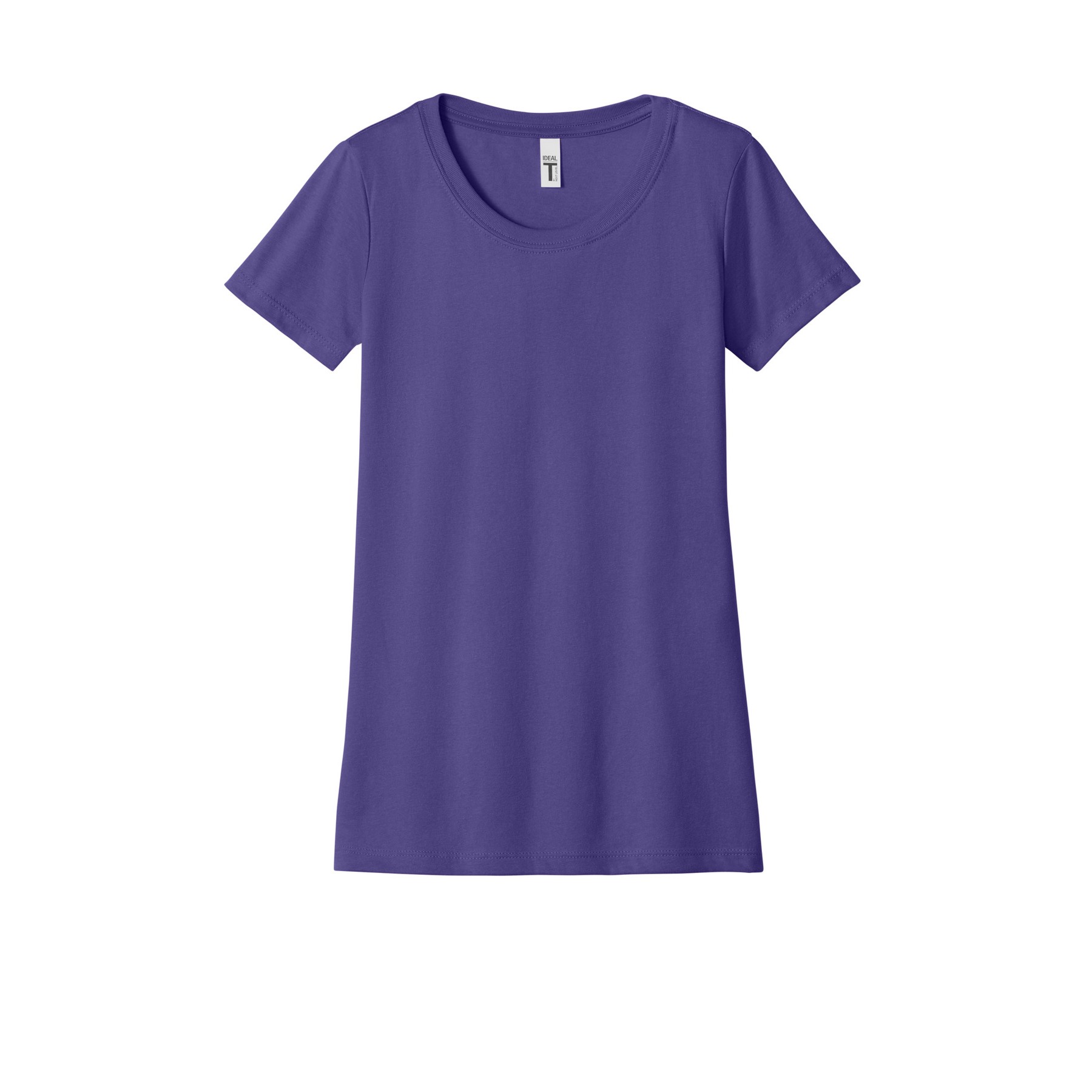 Women's Slim Fit Cotton Polyester T-Shirt - Thumbnail Image