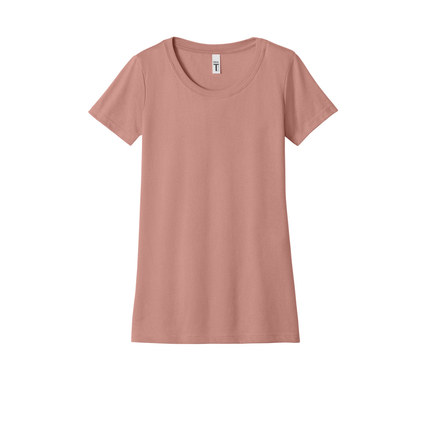 Women's Slim Fit Cotton Polyester T-Shirt - Thumbnail Image