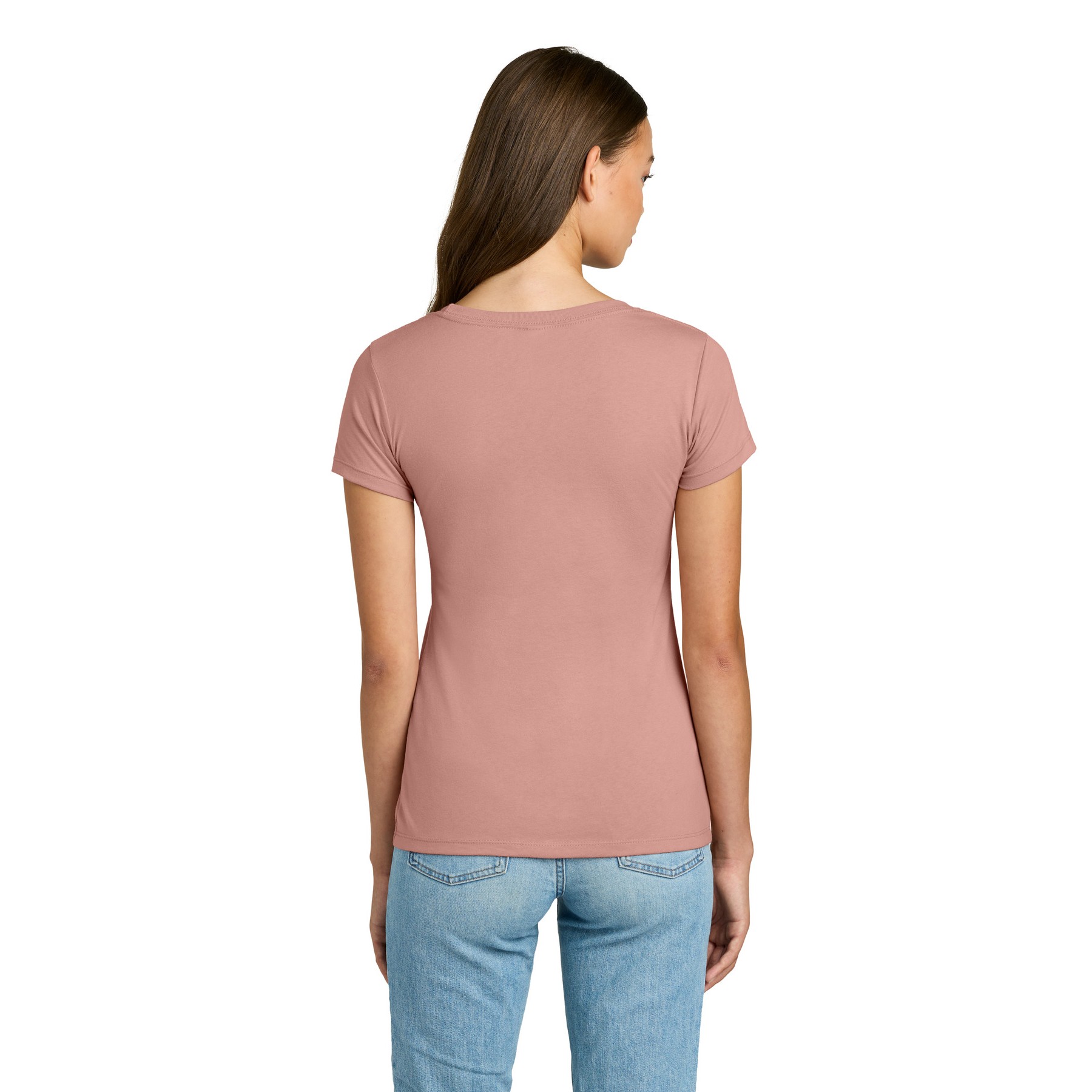 Women's Slim Fit Cotton Polyester T-Shirt - Thumbnail Image