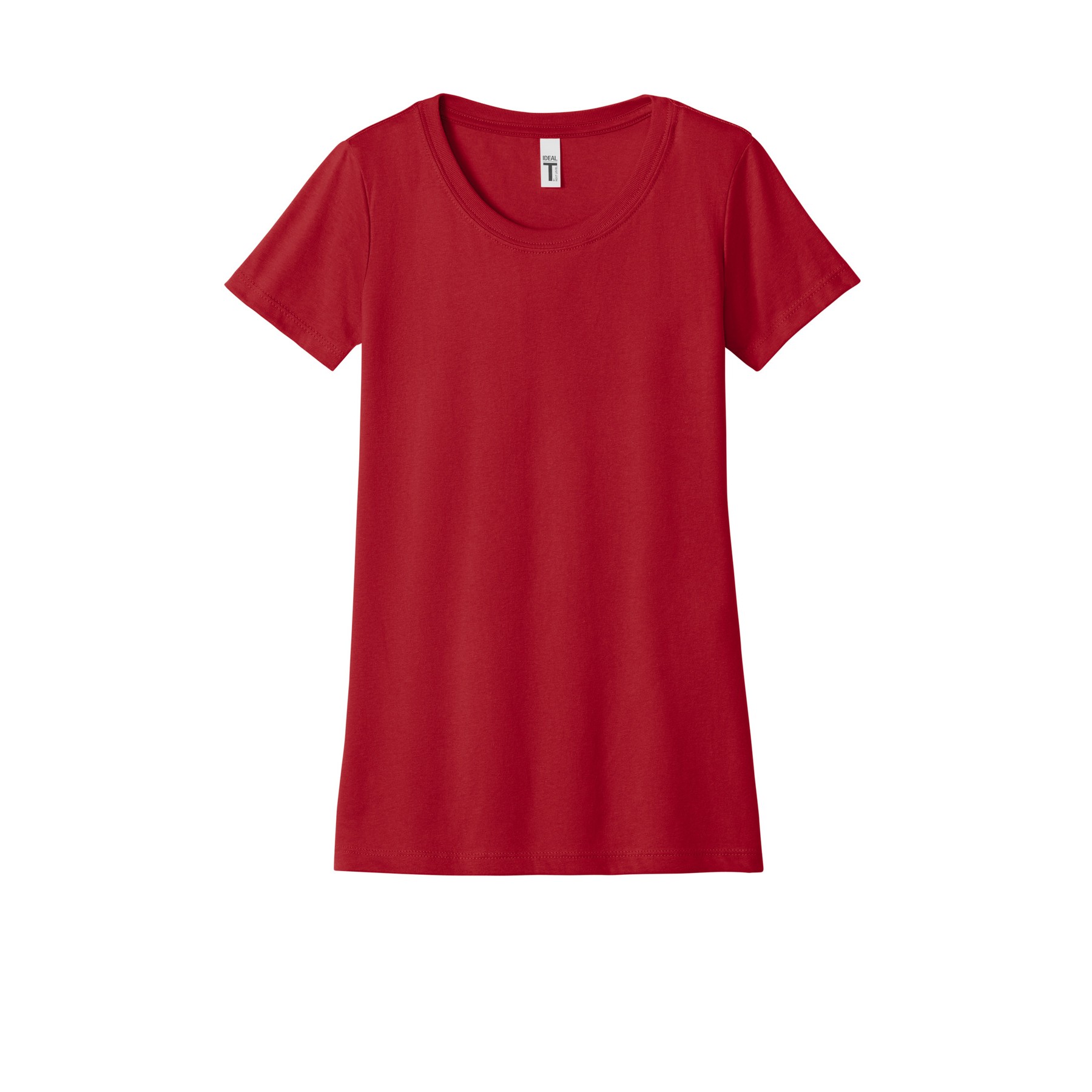 Women's Slim Fit Cotton Polyester T-Shirt - Thumbnail Image