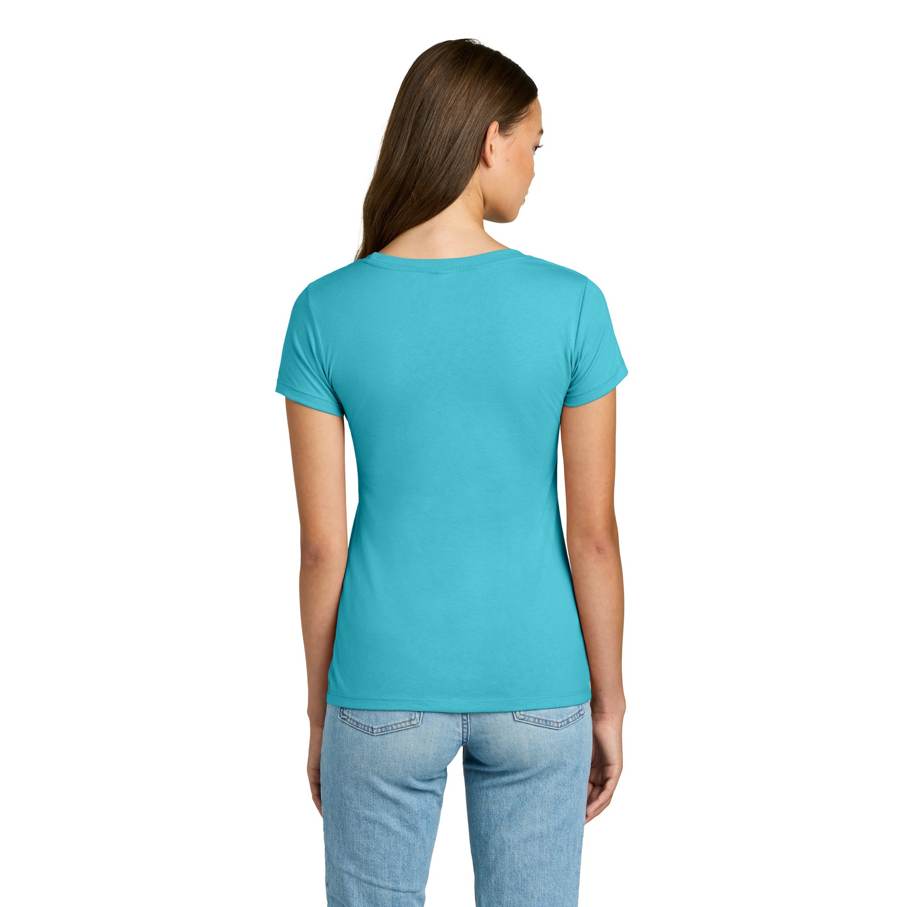 Women's Slim Fit Cotton Polyester T-Shirt - Thumbnail Image