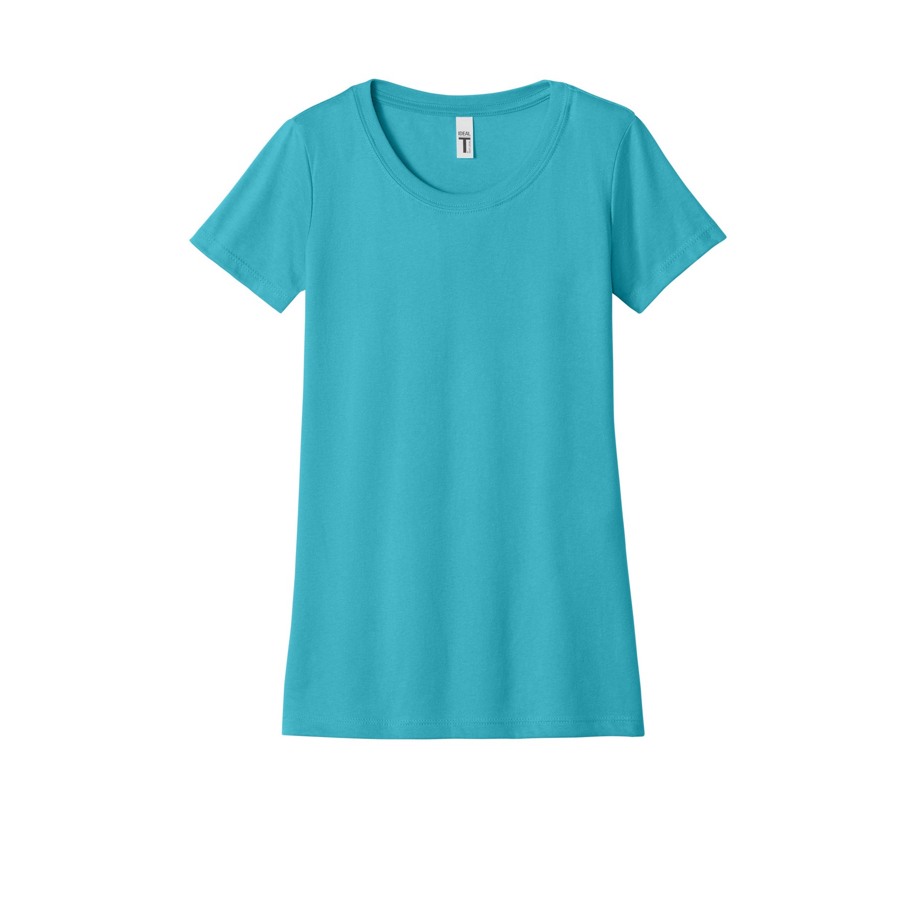 Women's Slim Fit Cotton Polyester T-Shirt - Thumbnail Image