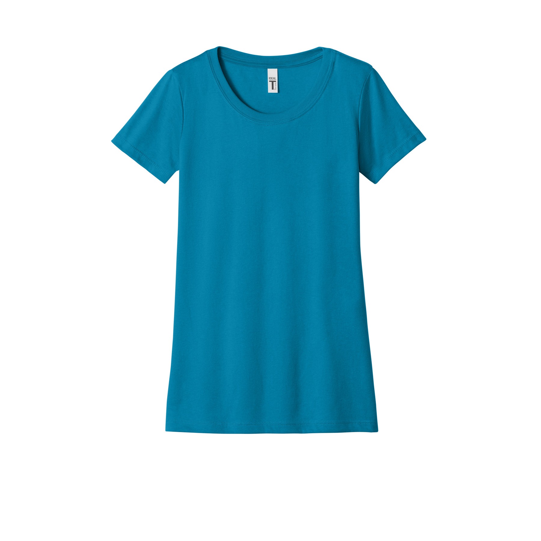 Women's Slim Fit Cotton Polyester T-Shirt - Thumbnail Image