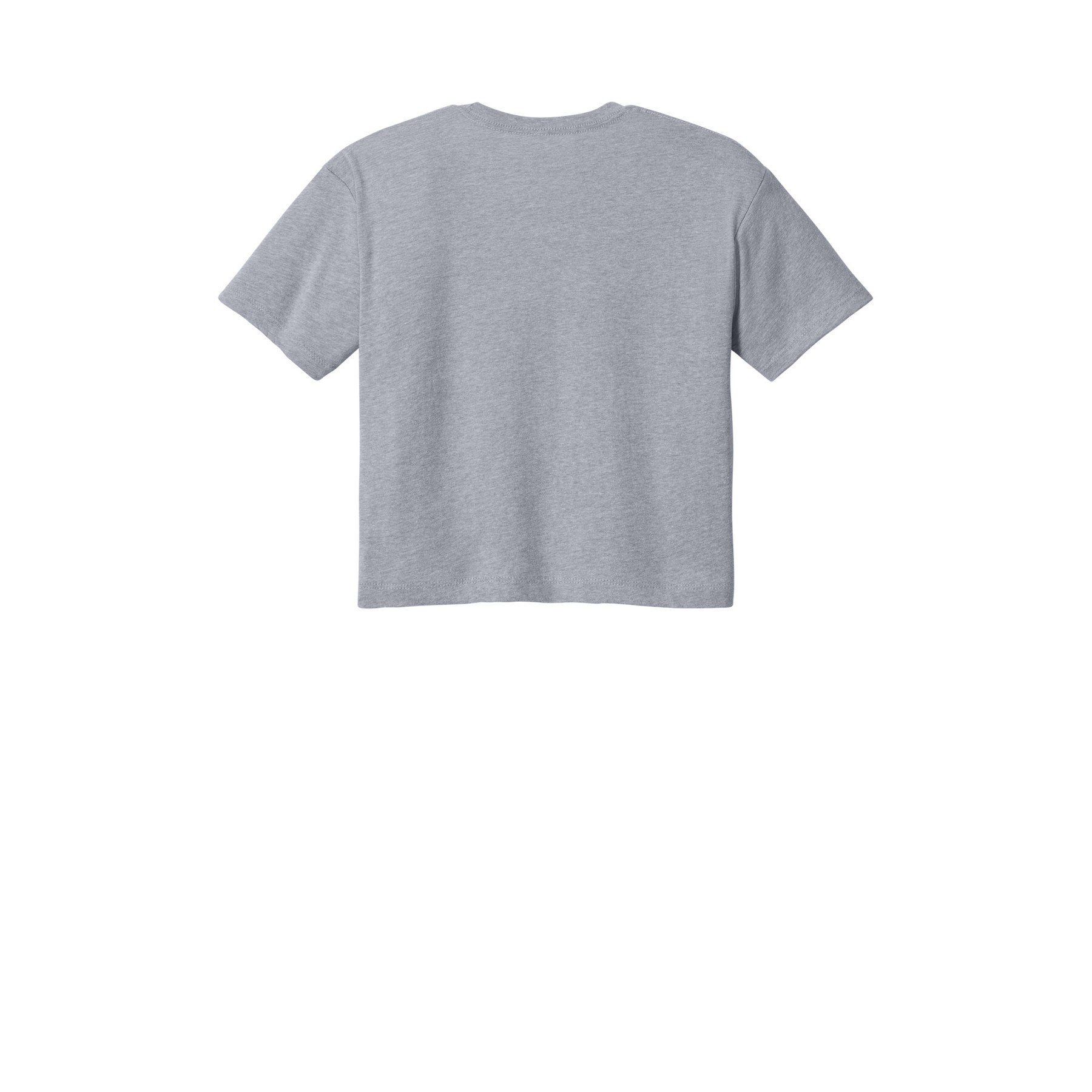 Women's Cropped Cotton Polyester T-Shirt - Thumbnail Image