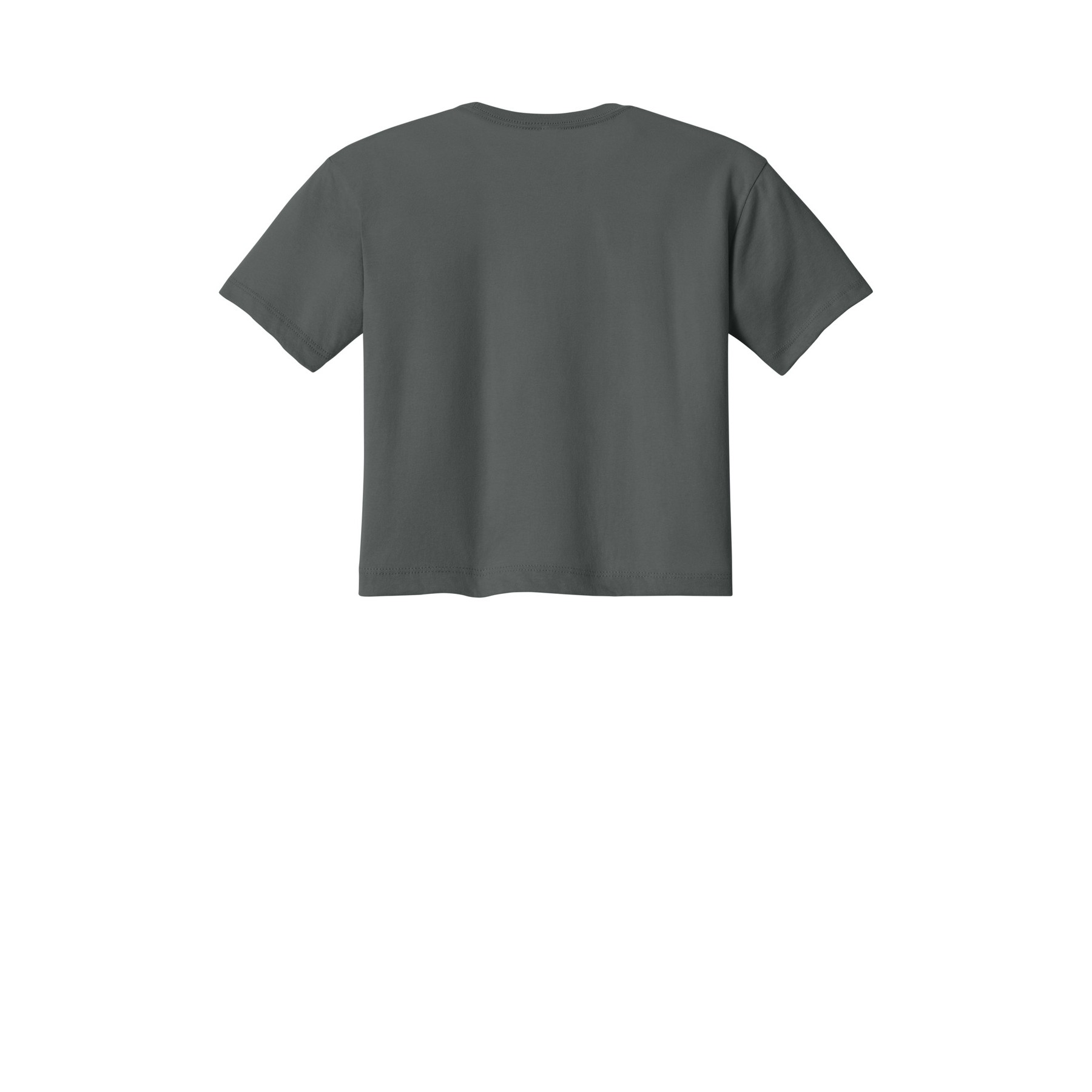 Women's Cropped Cotton Polyester T-Shirt - Thumbnail Image