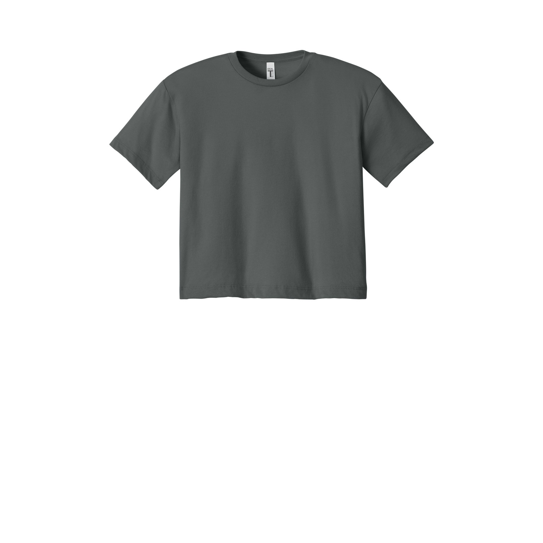 Women's Cropped Cotton Polyester T-Shirt - Thumbnail Image