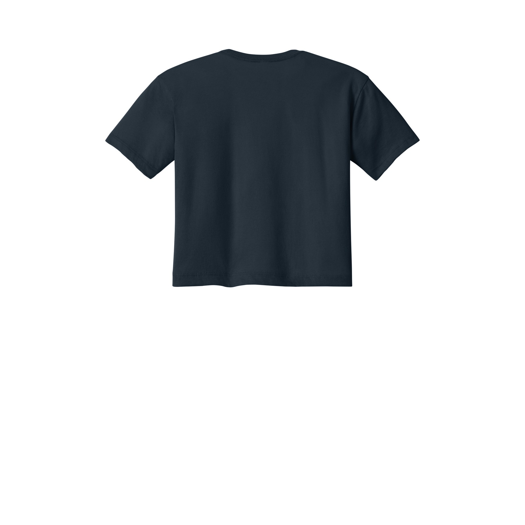 Women's Cropped Cotton Polyester T-Shirt - Thumbnail Image
