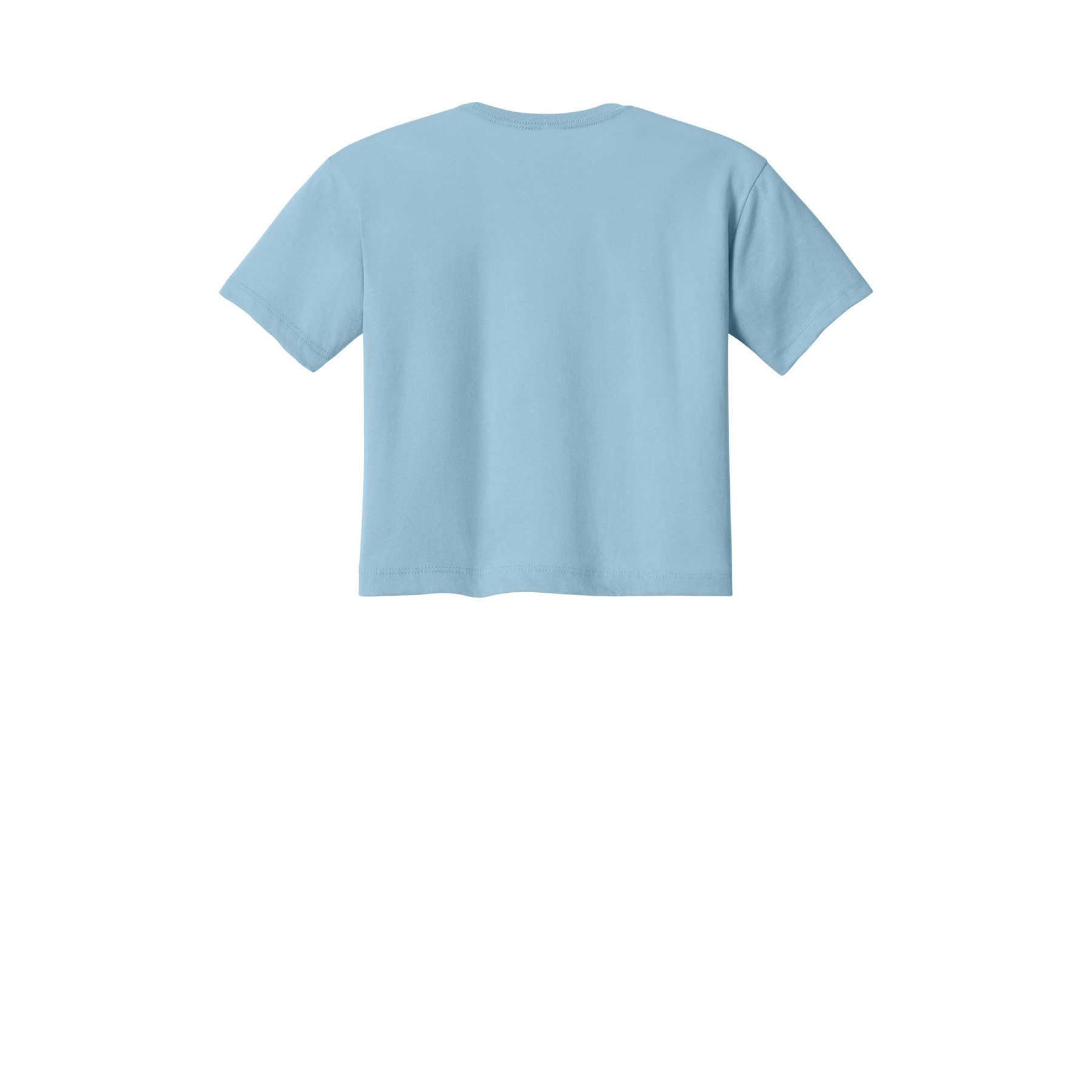 Women's Cropped Cotton Polyester T-Shirt - Thumbnail Image
