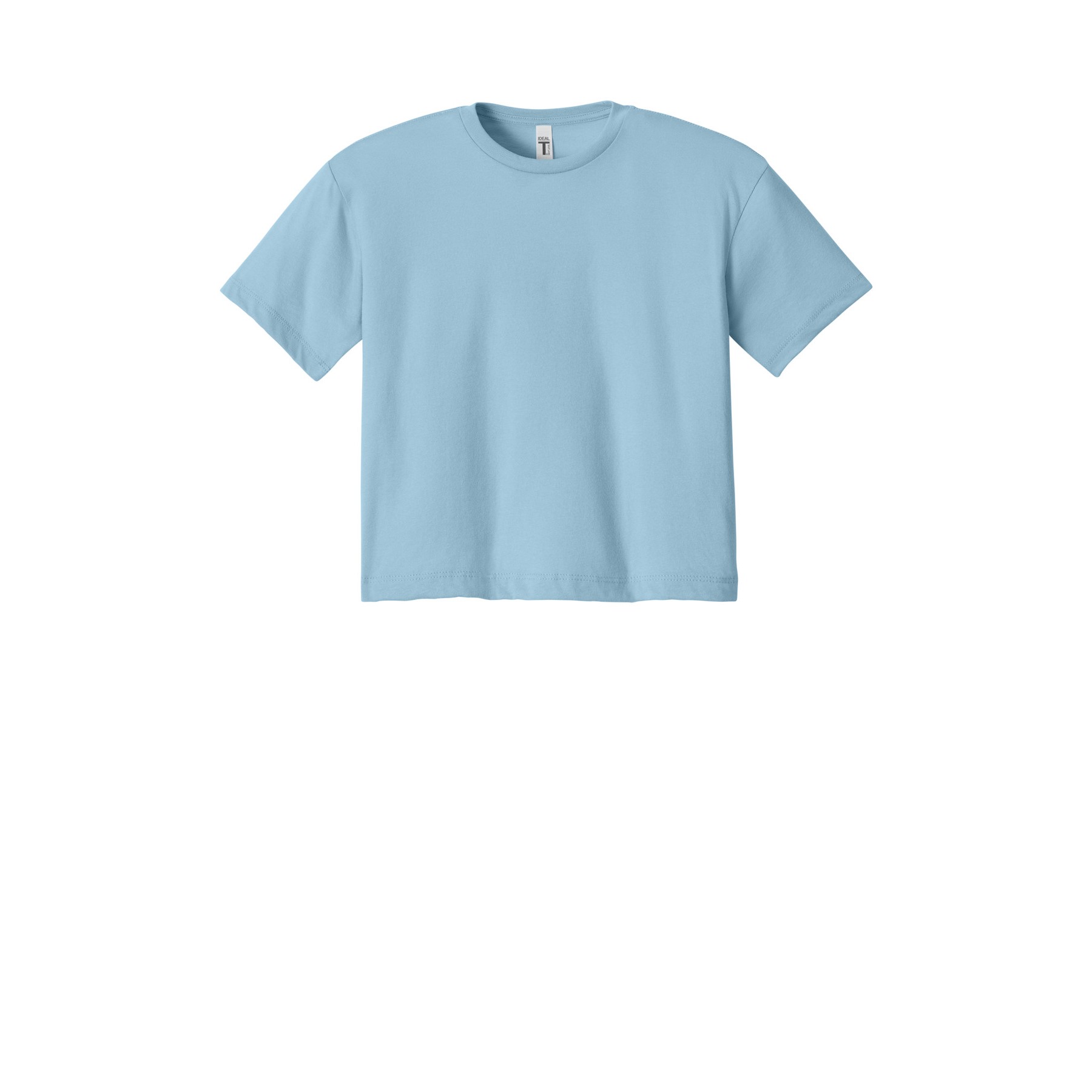 Women's Cropped Cotton Polyester T-Shirt - Thumbnail Image