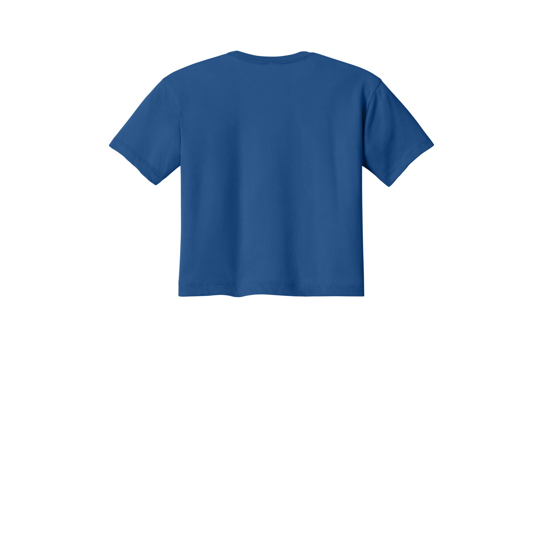 Women's Cropped Cotton Polyester T-Shirt - Thumbnail Image