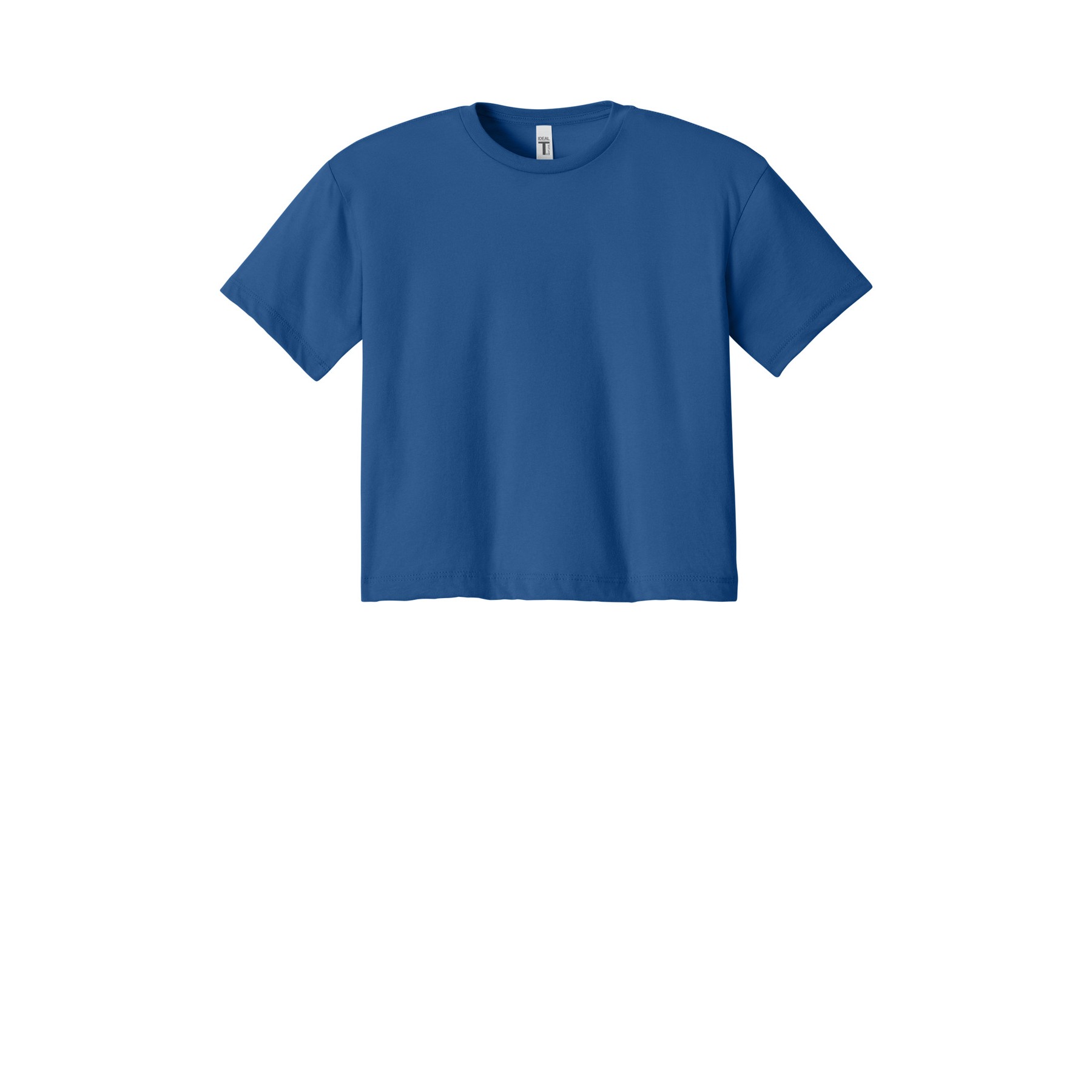 Women's Cropped Cotton Polyester T-Shirt - Thumbnail Image