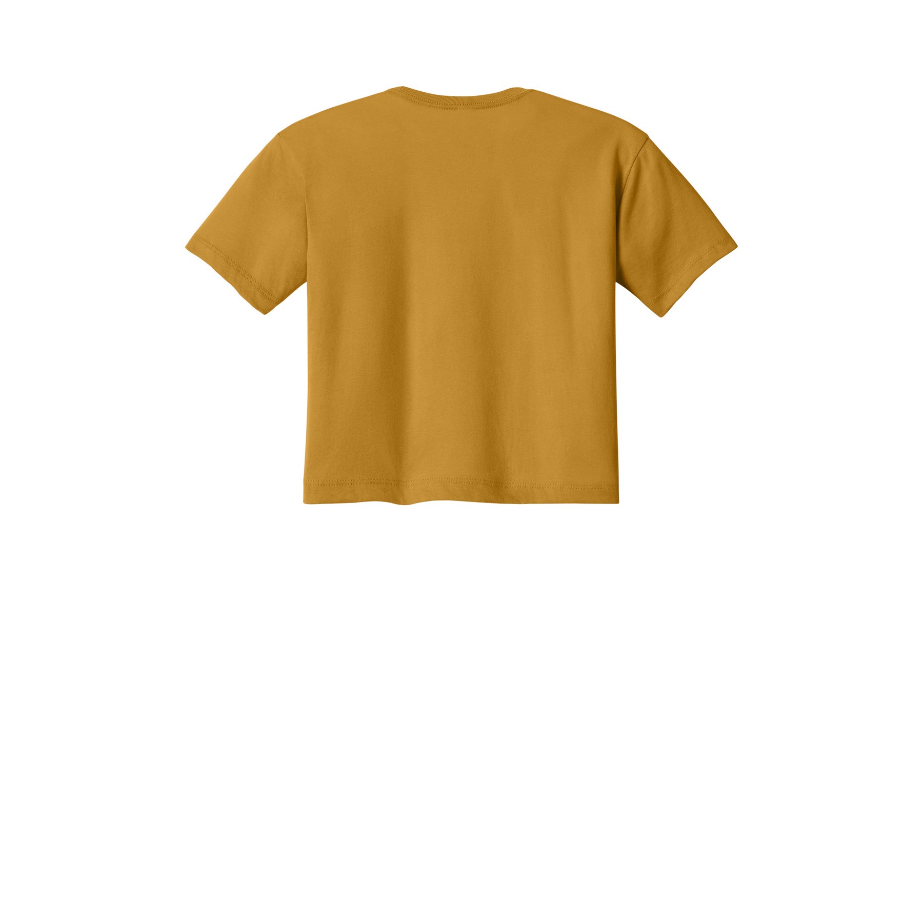 Women's Cropped Cotton Polyester T-Shirt - Thumbnail Image