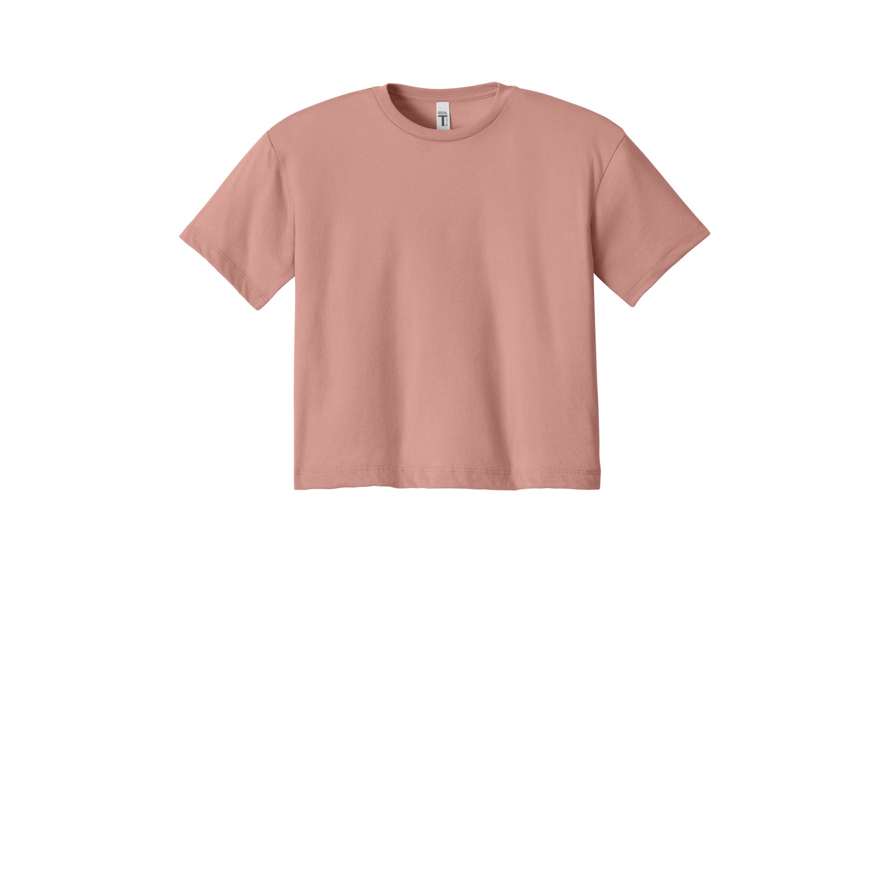 Women's Cropped Cotton Polyester T-Shirt - Thumbnail Image