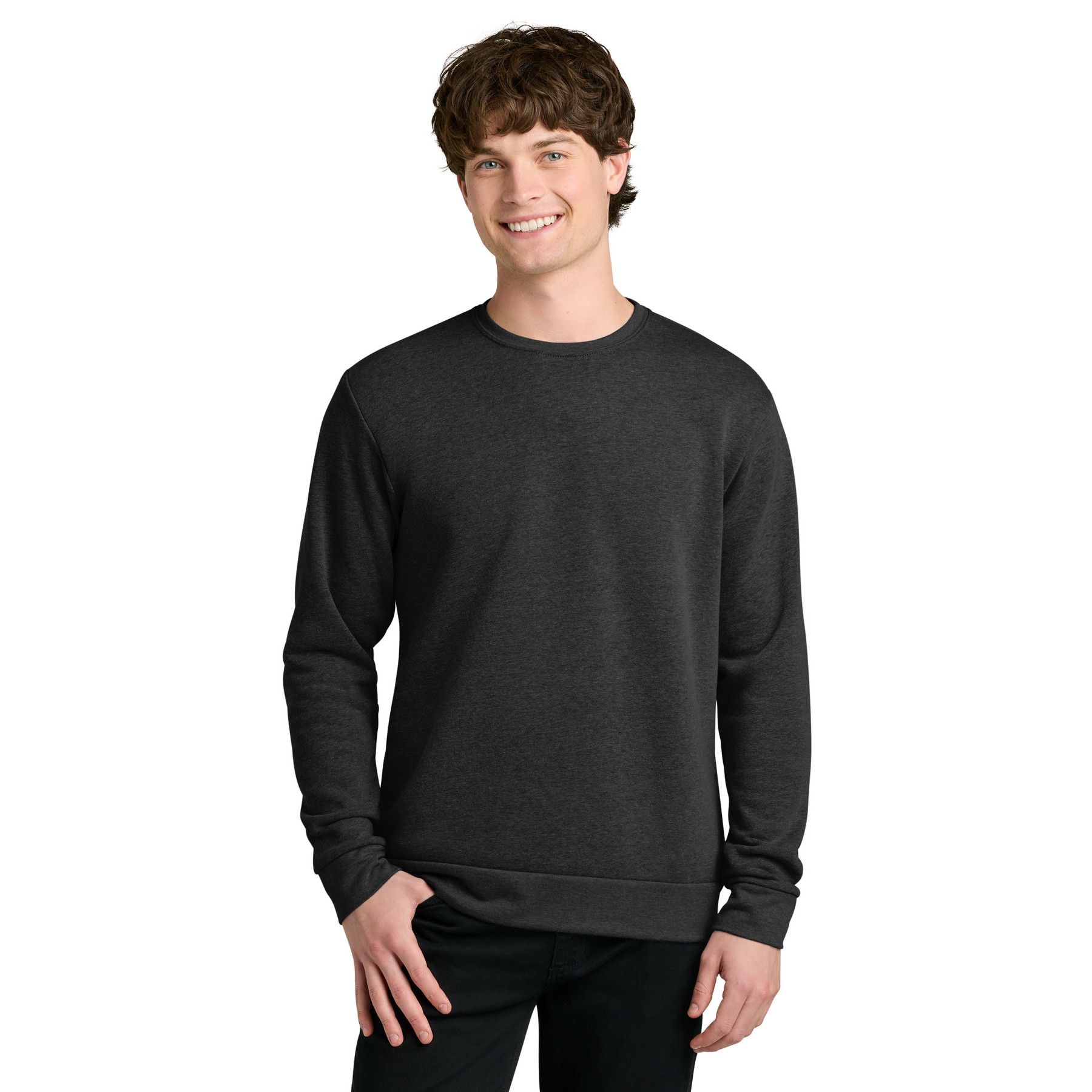 Men's Cotton Polyester Crewneck Sweatshirt - Thumbnail Image