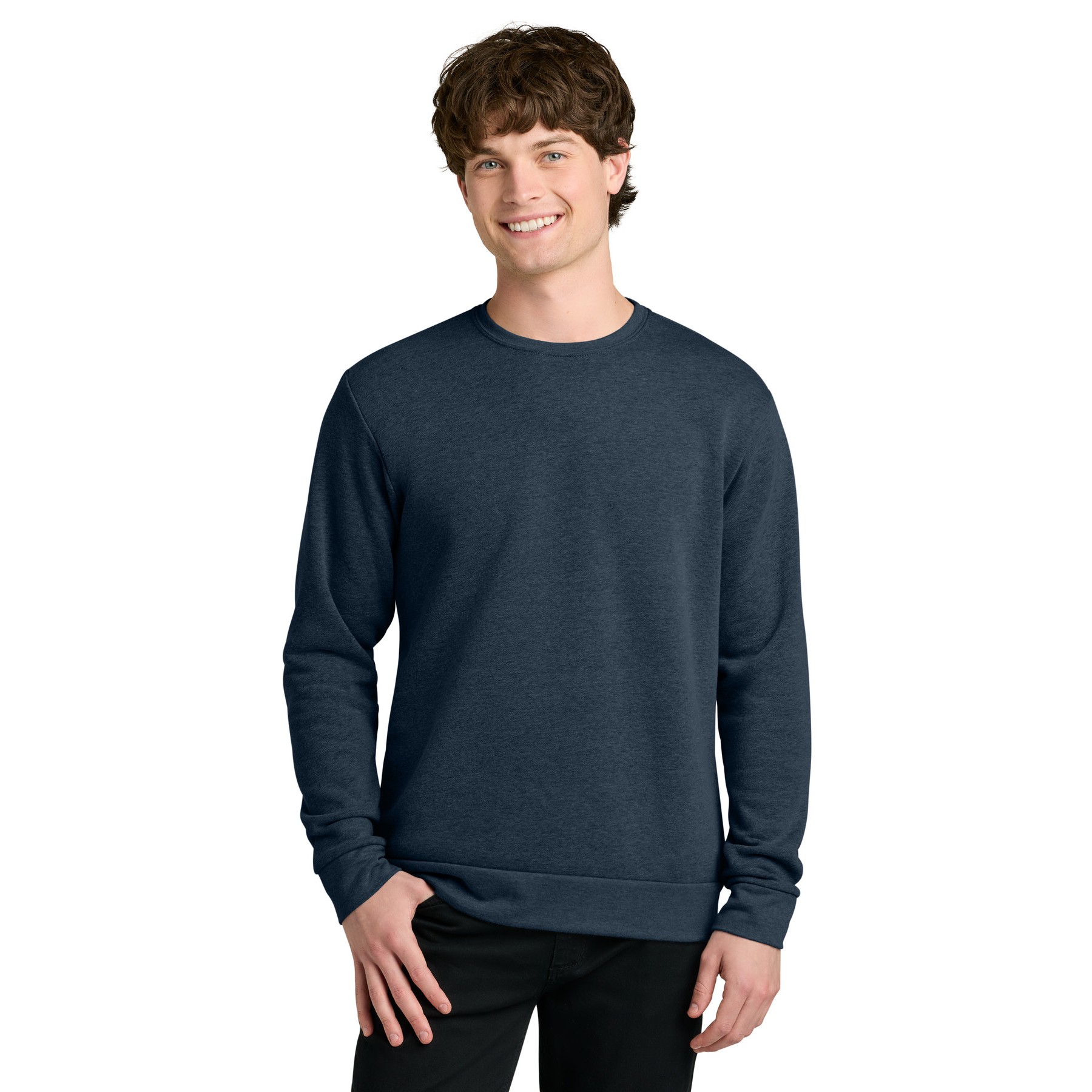 Men's Cotton Polyester Crewneck Sweatshirt - Thumbnail Image