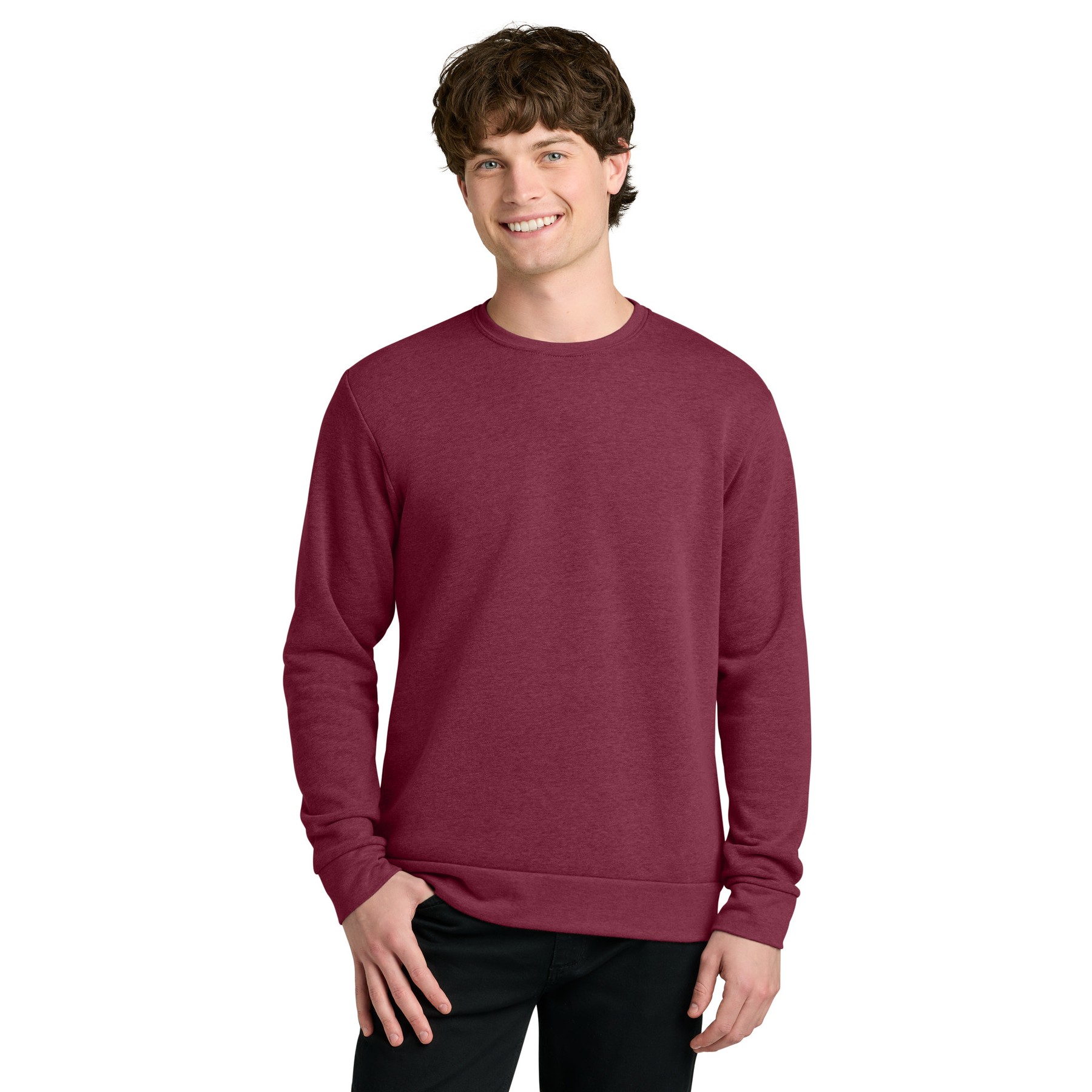 Men's Cotton Polyester Crewneck Sweatshirt - Thumbnail Image