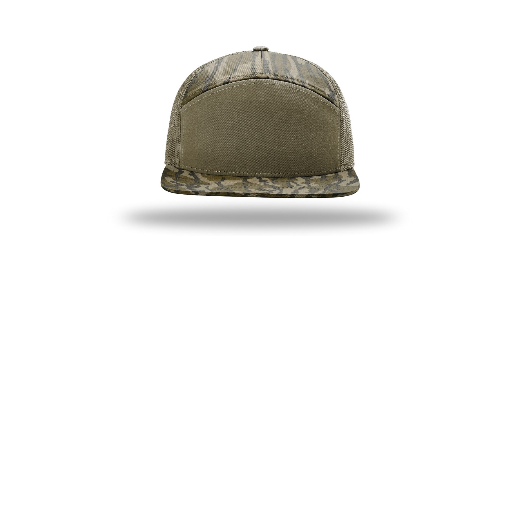 Printed 7-Panel Trucker - Main Image