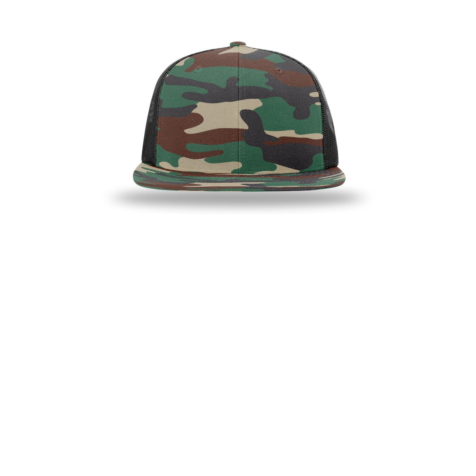 Acrylic-Wool Blend Flatbill Trucker - Thumbnail Image