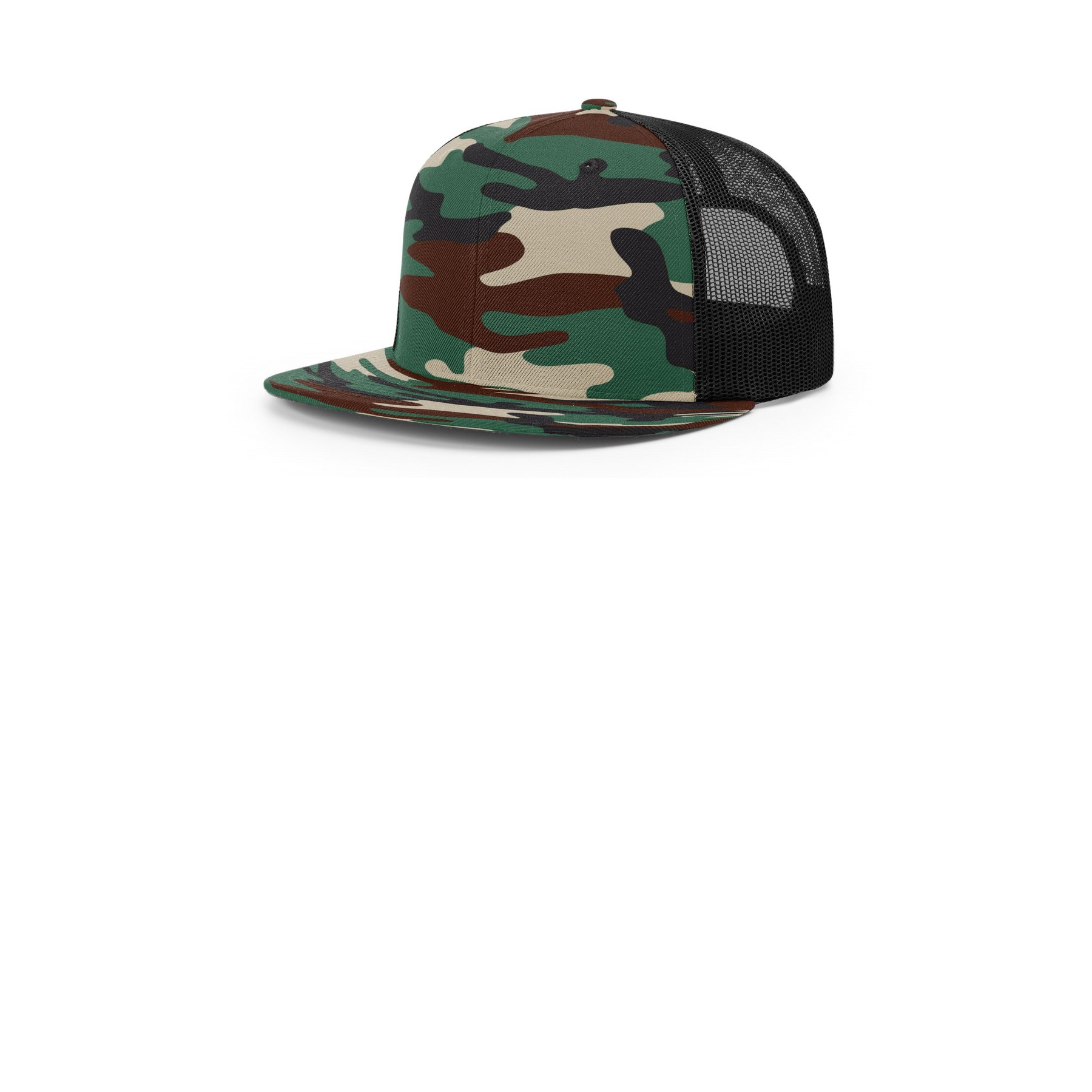 Acrylic-Wool Blend Flatbill Trucker - Thumbnail Image