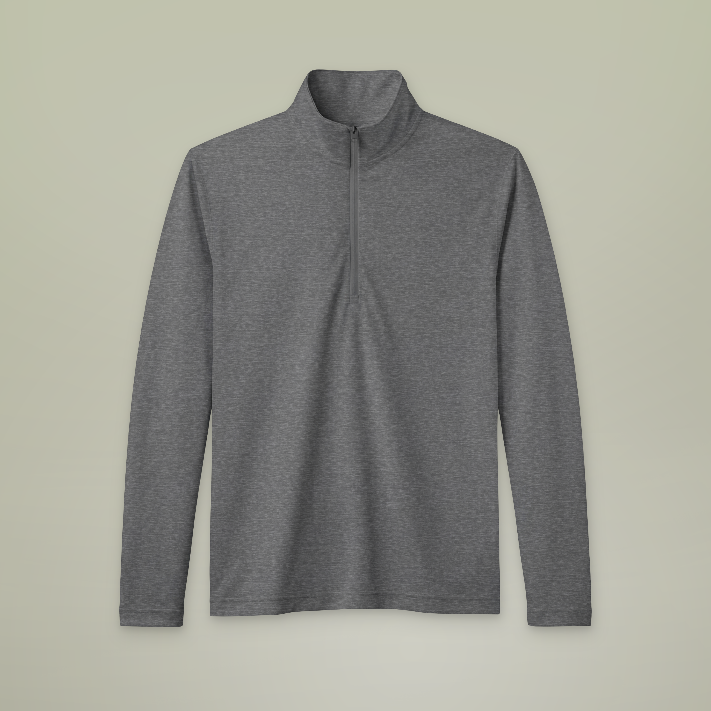 Men's PosiCharge® Tri-Blend Wicking Quarter-Zip Pullover - Main Image