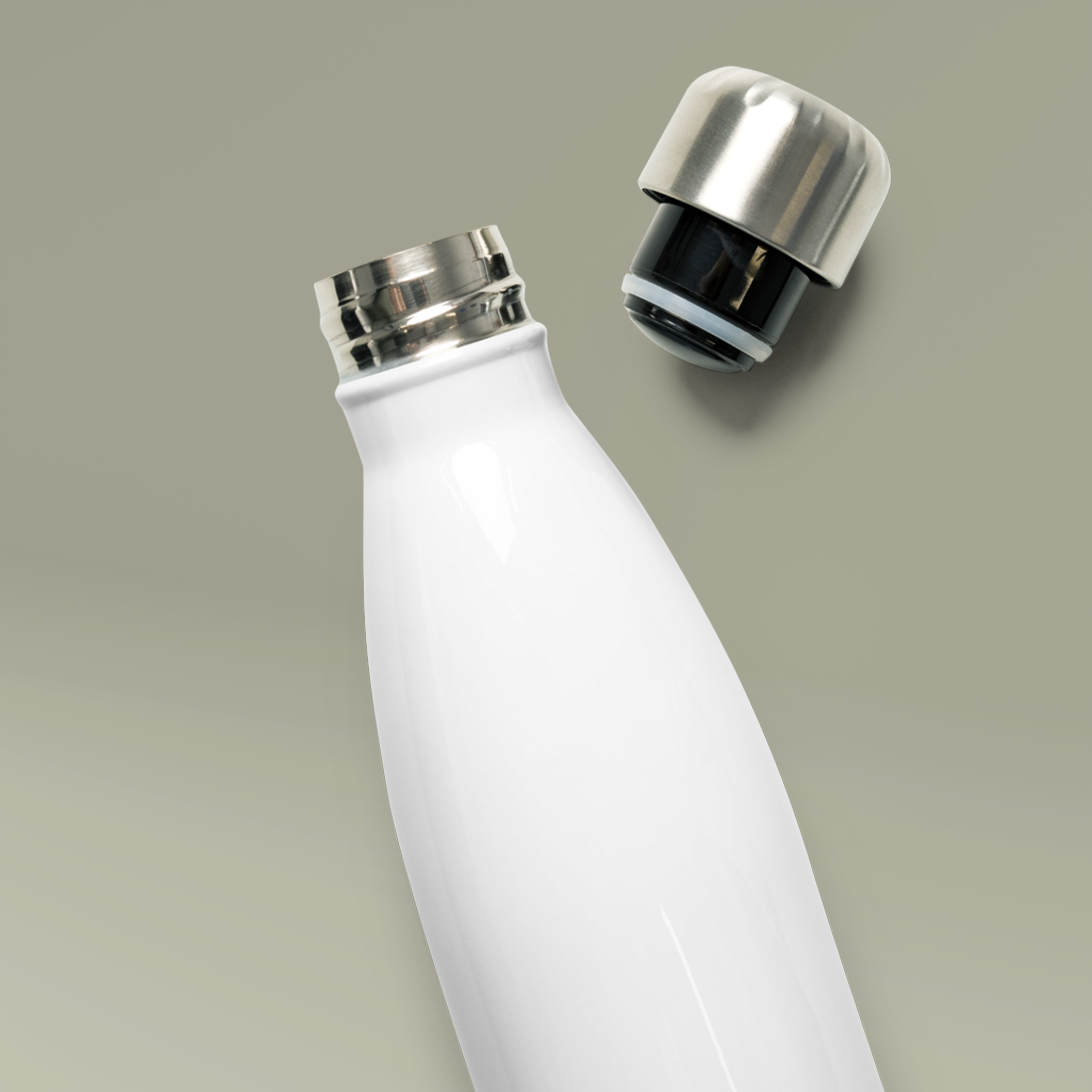 Stainless Steel Water Bottle, 17oz - Thumbnail Image
