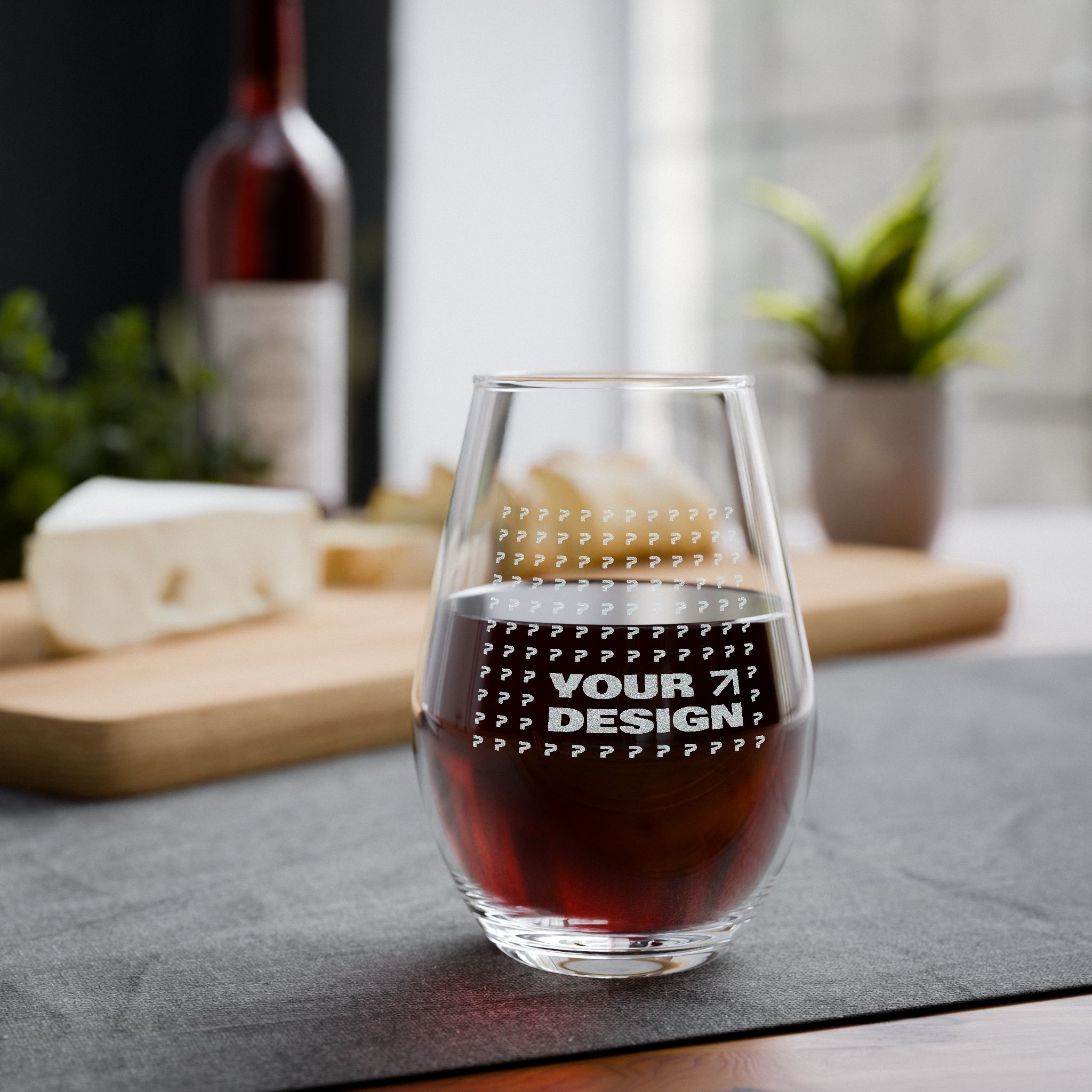 Stemless Wine Glass, 11.5oz (Engraving) 