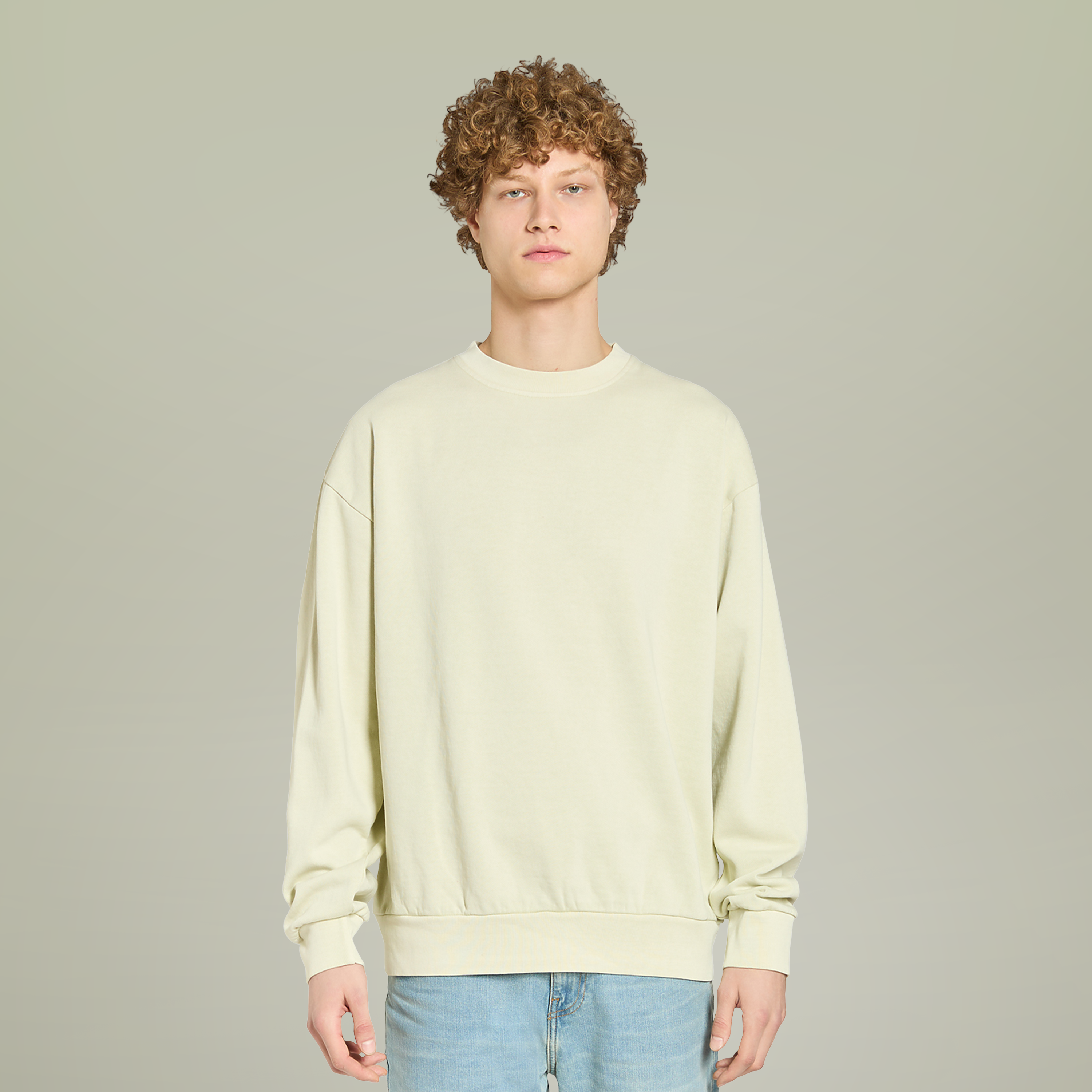 Unisex Urban Garment Dyed Sweatshirt - Thumbnail Image