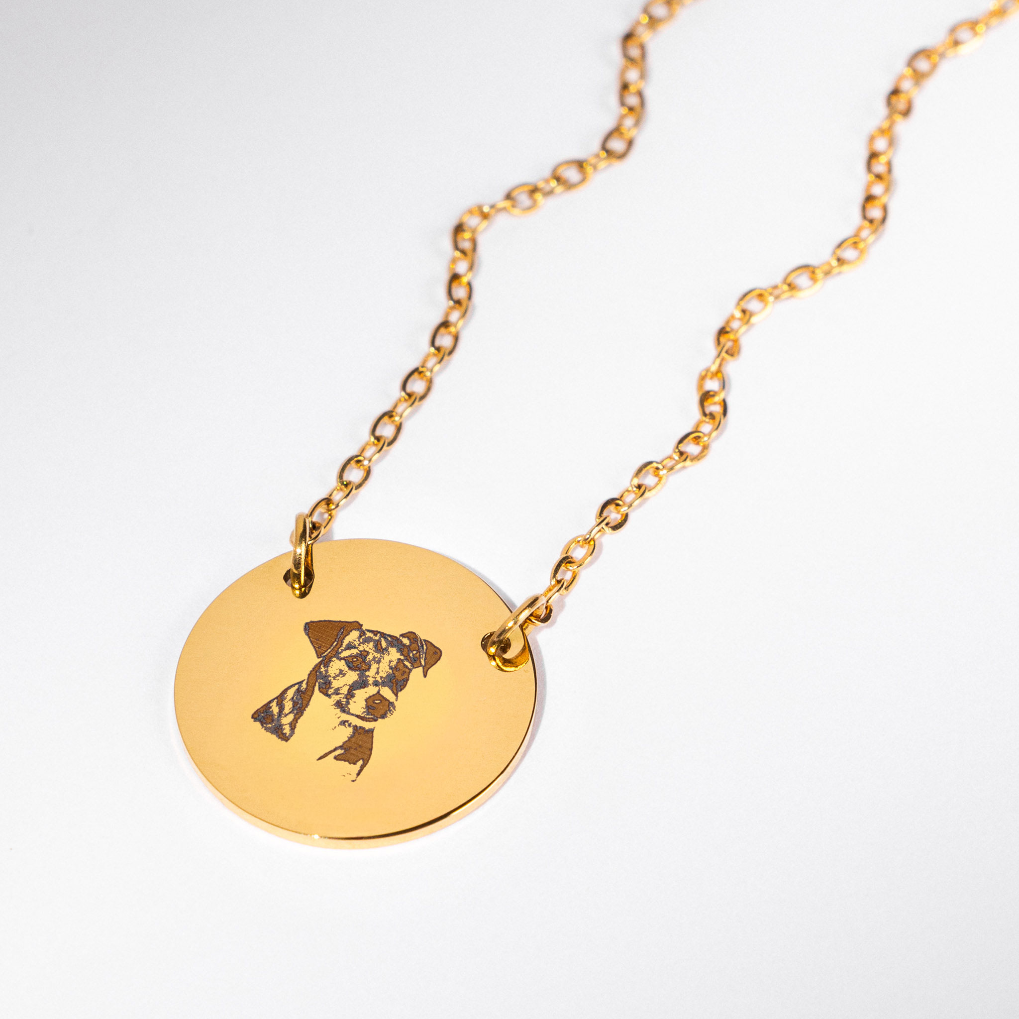 Circle Necklace (Engraving) - Thumbnail Image