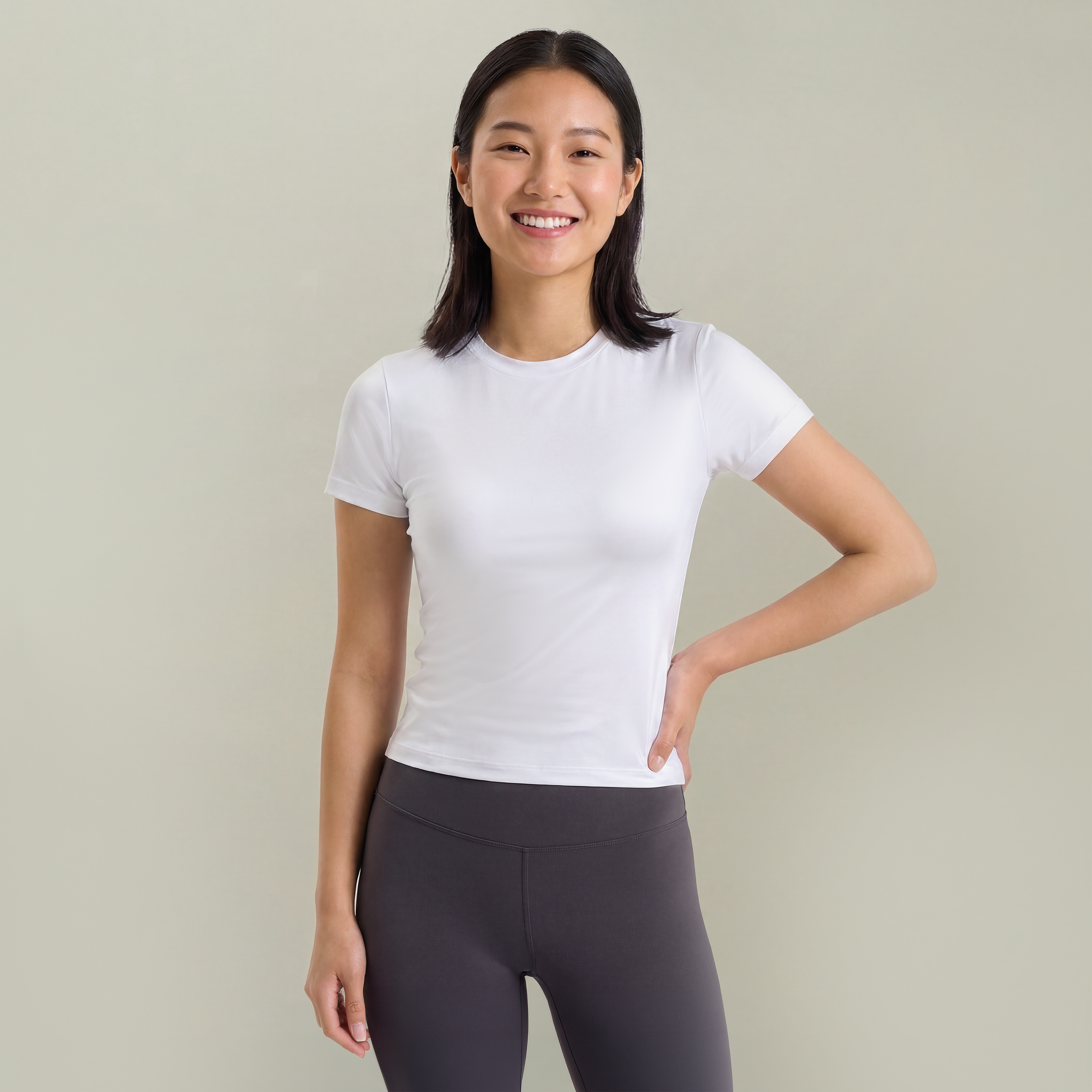 Women's Luxe Fitted Tee - Main Image