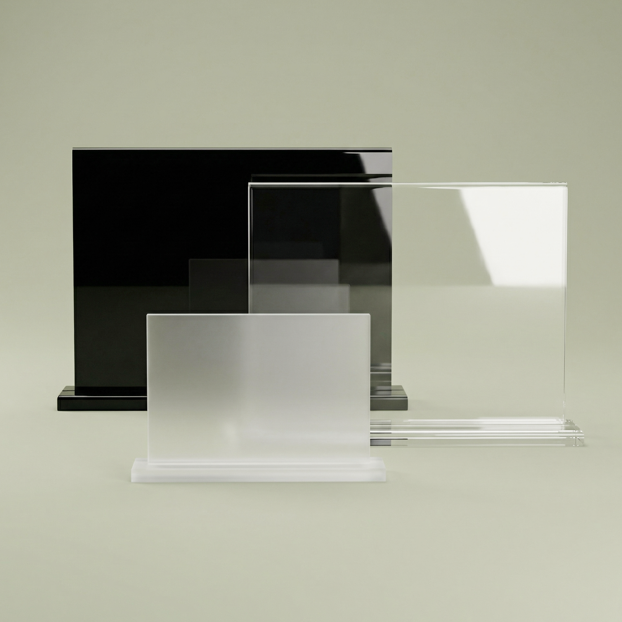 Acrylic Table sign, Rectangular Shape - Thumbnail Image