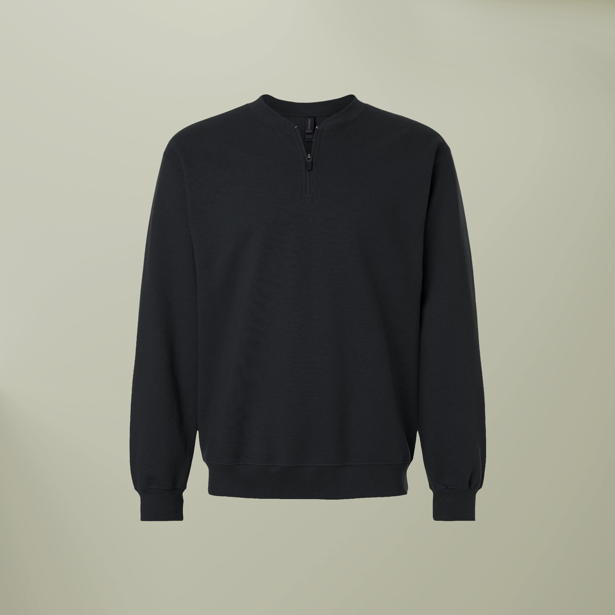 Unisex Softstyle® Midweight Q-Zip Sweatshirt - Thumbnail Image