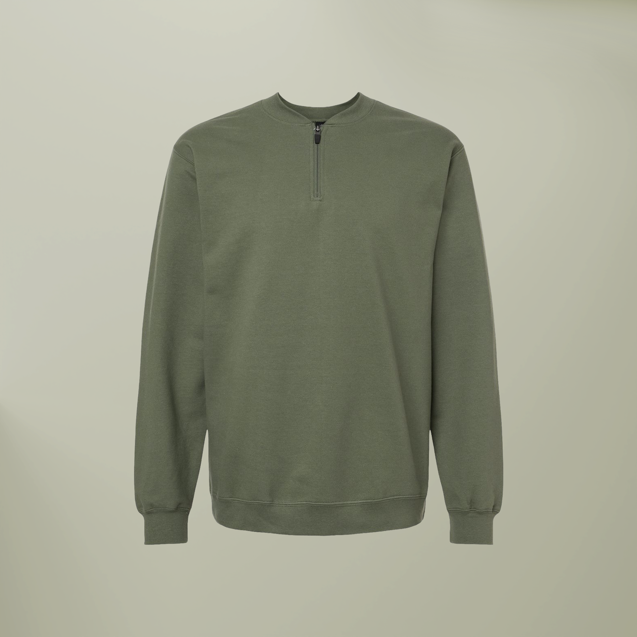 Unisex Softstyle® Midweight Q-Zip Sweatshirt - Thumbnail Image