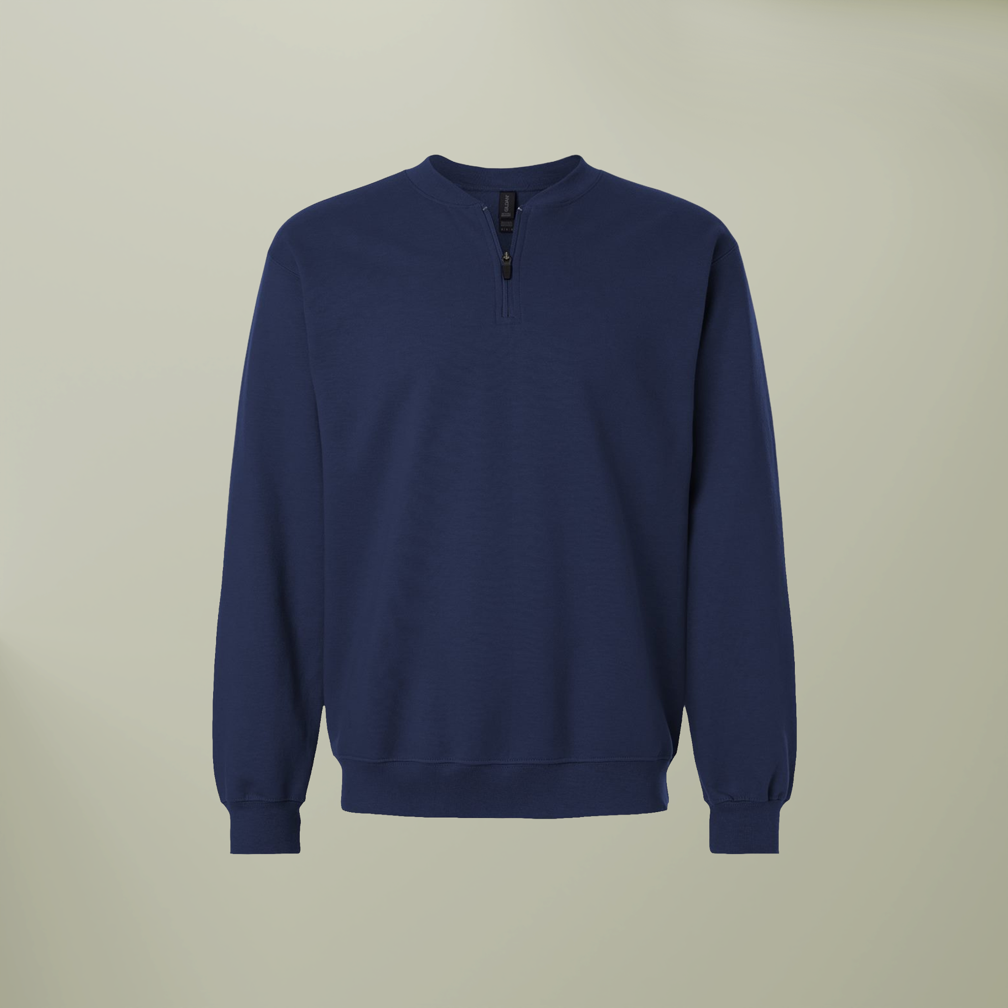Unisex Softstyle® Midweight Q-Zip Sweatshirt - Thumbnail Image