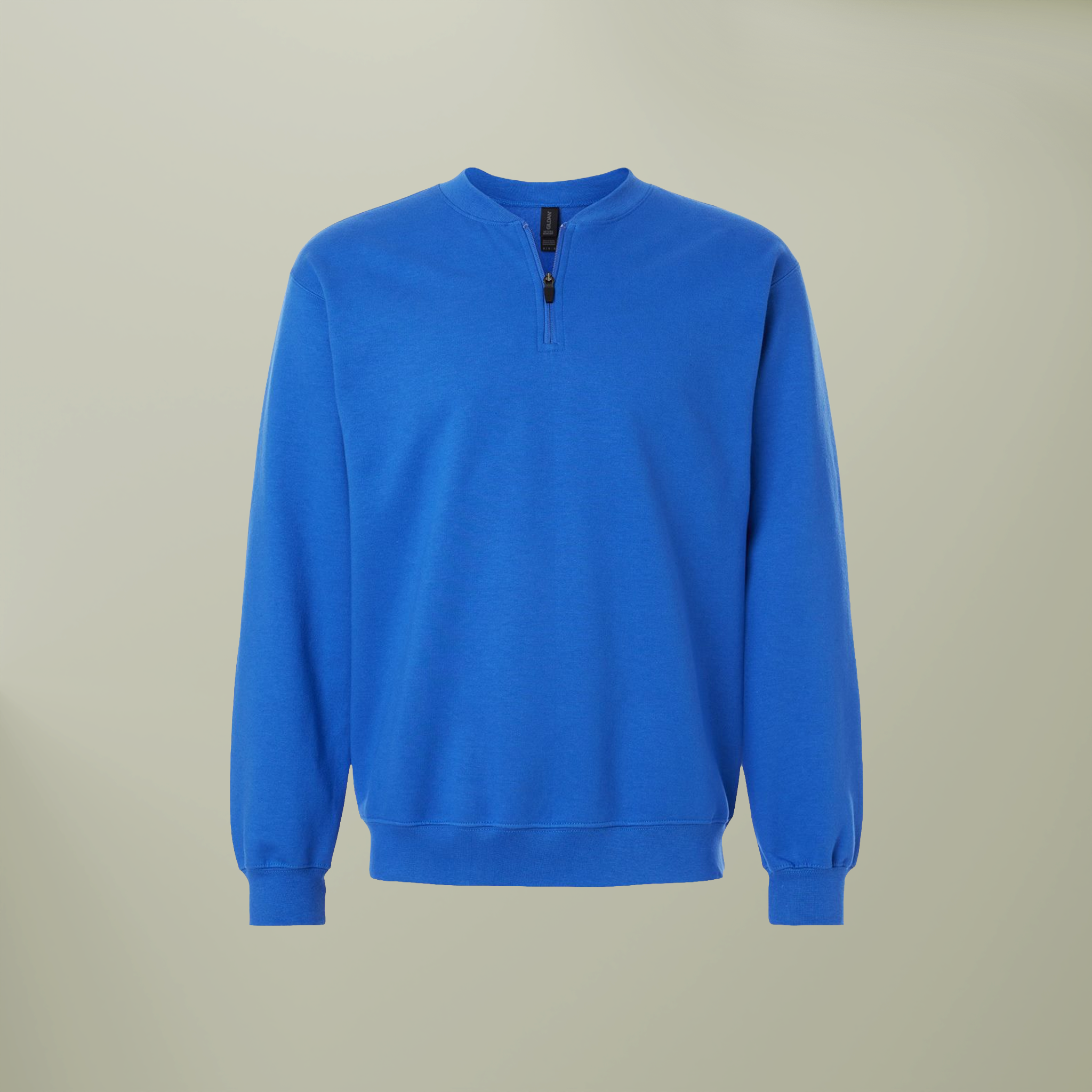 Unisex Softstyle® Midweight Q-Zip Sweatshirt - Thumbnail Image
