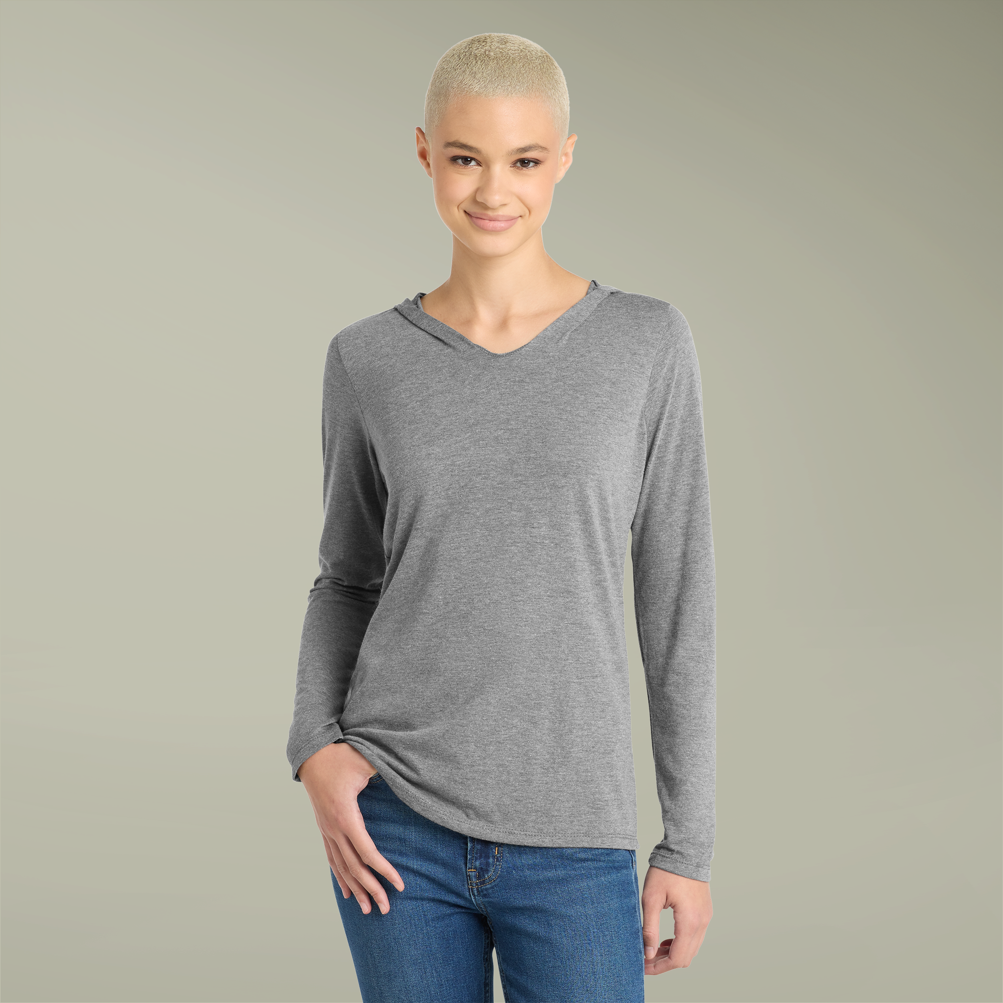 Women's Perfect Tri Long Sleeve Hoodie - Main Image