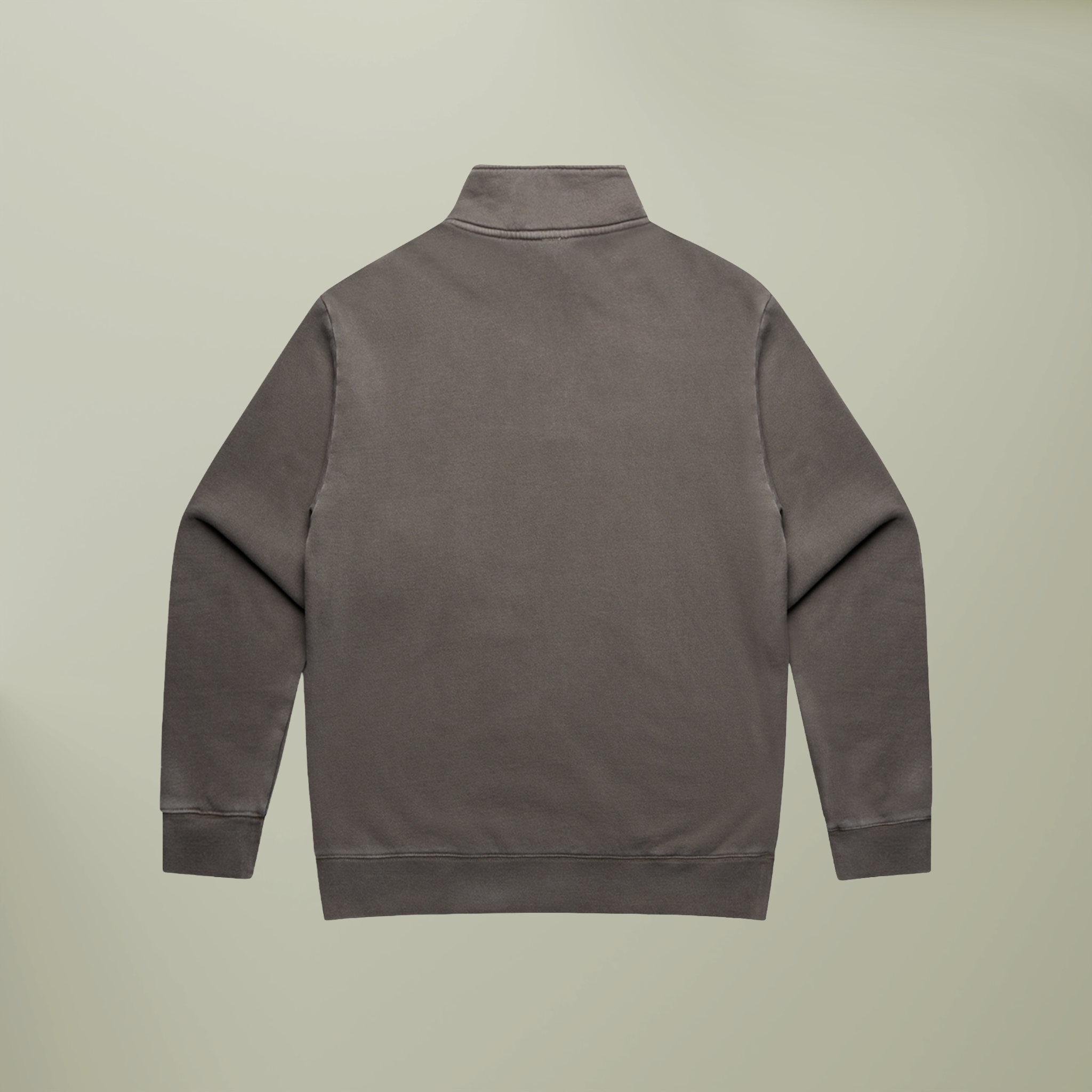 Unisex Relax Faded Half Zip Sweatshirt - Thumbnail Image