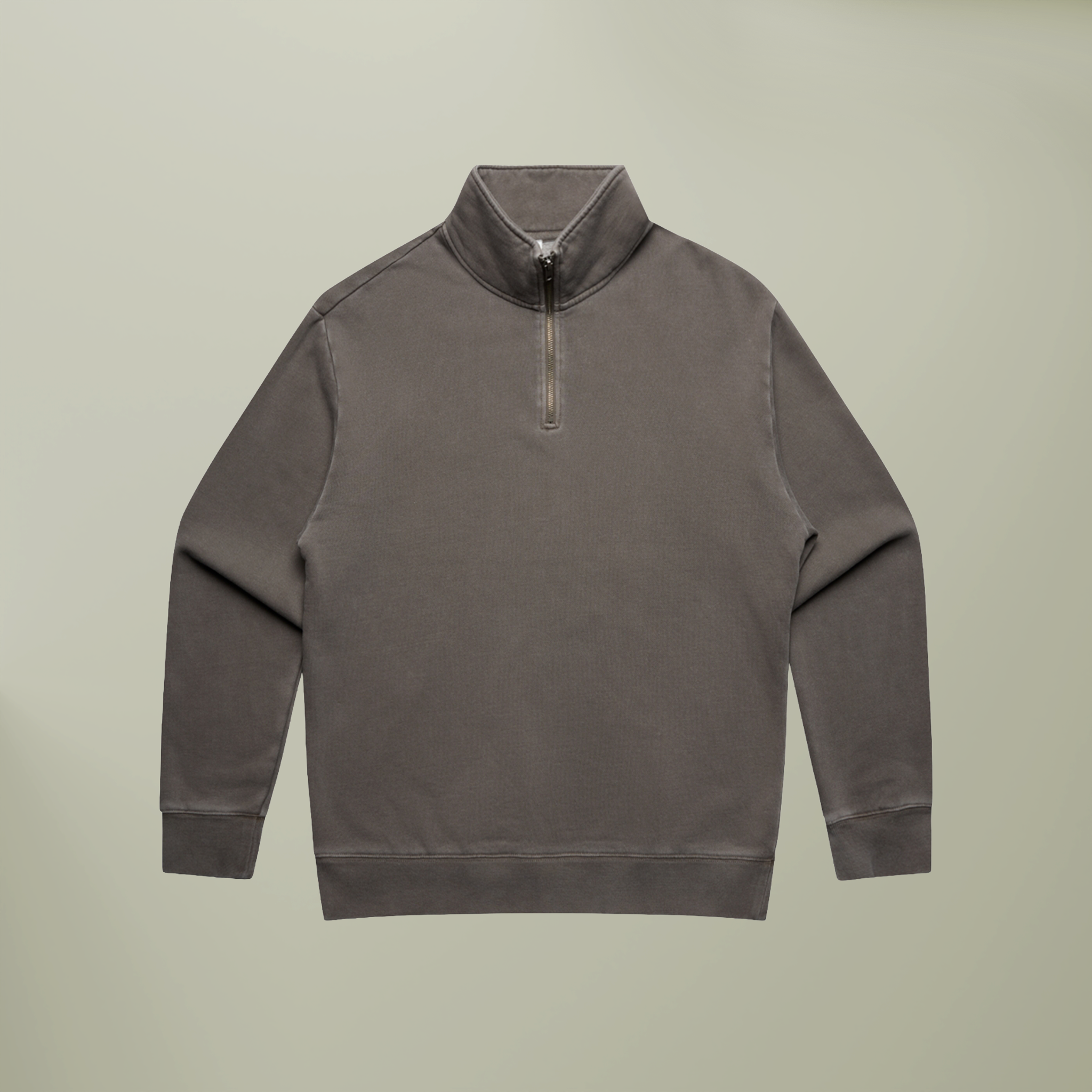 Custom Relax Faded Half Zip Sweatshirt | Print On Demand