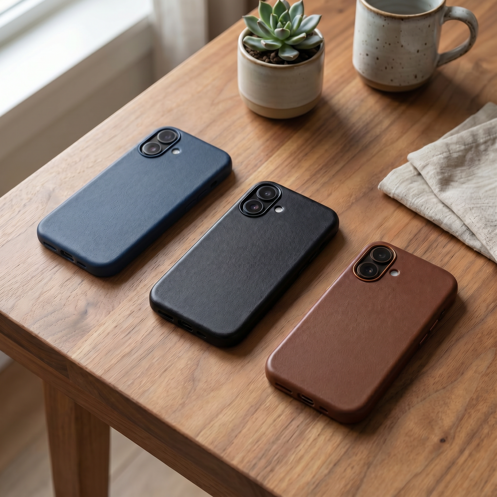 PU Leather Phone Cases (Engraving) - Thumbnail Image