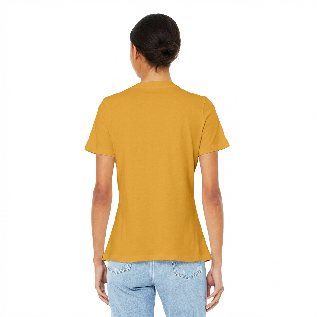 Women's Relaxed Jersey Short Sleeve V-Neck Tee - Thumbnail Image