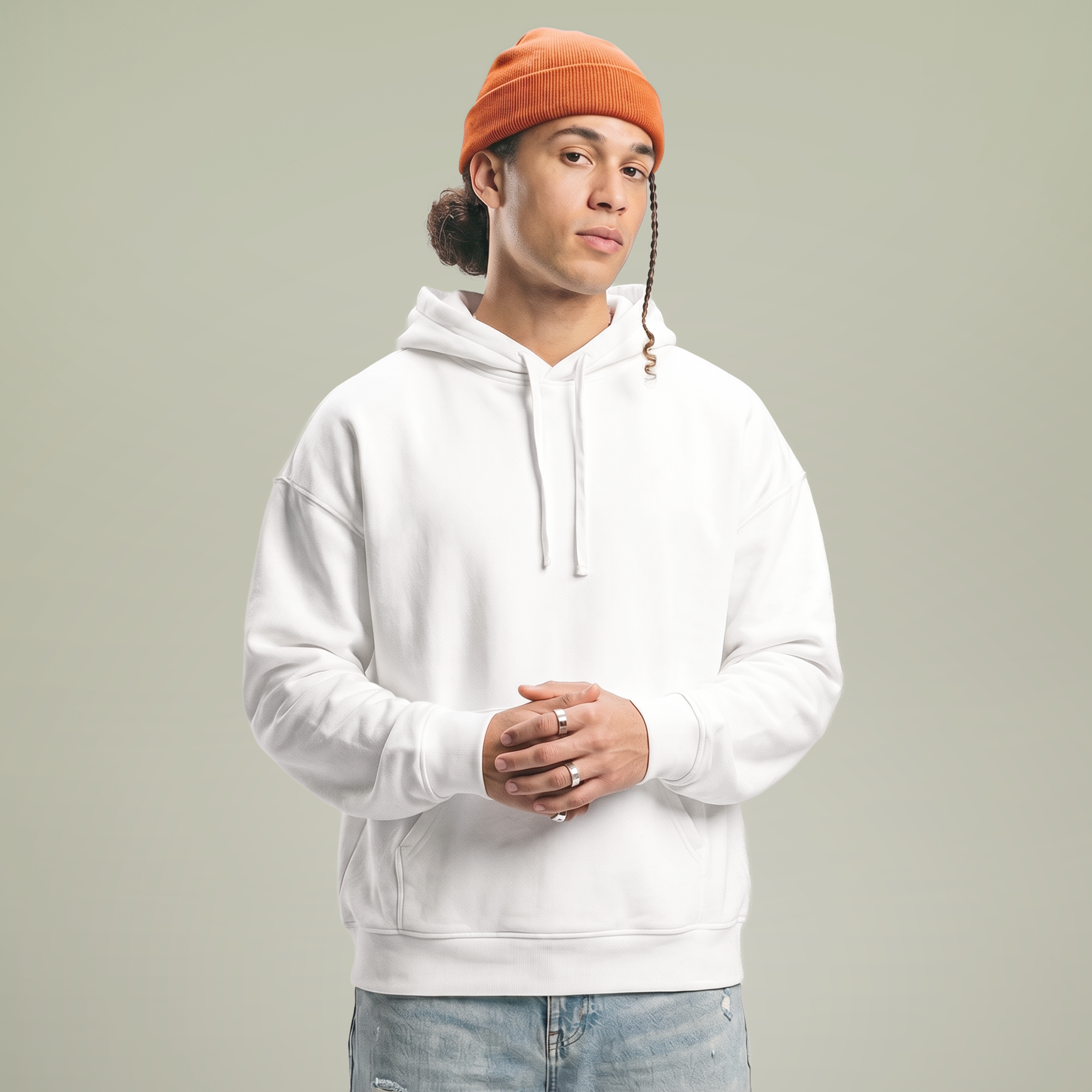 Unisex Organic Relaxed Slammer Hoodie - Thumbnail Image