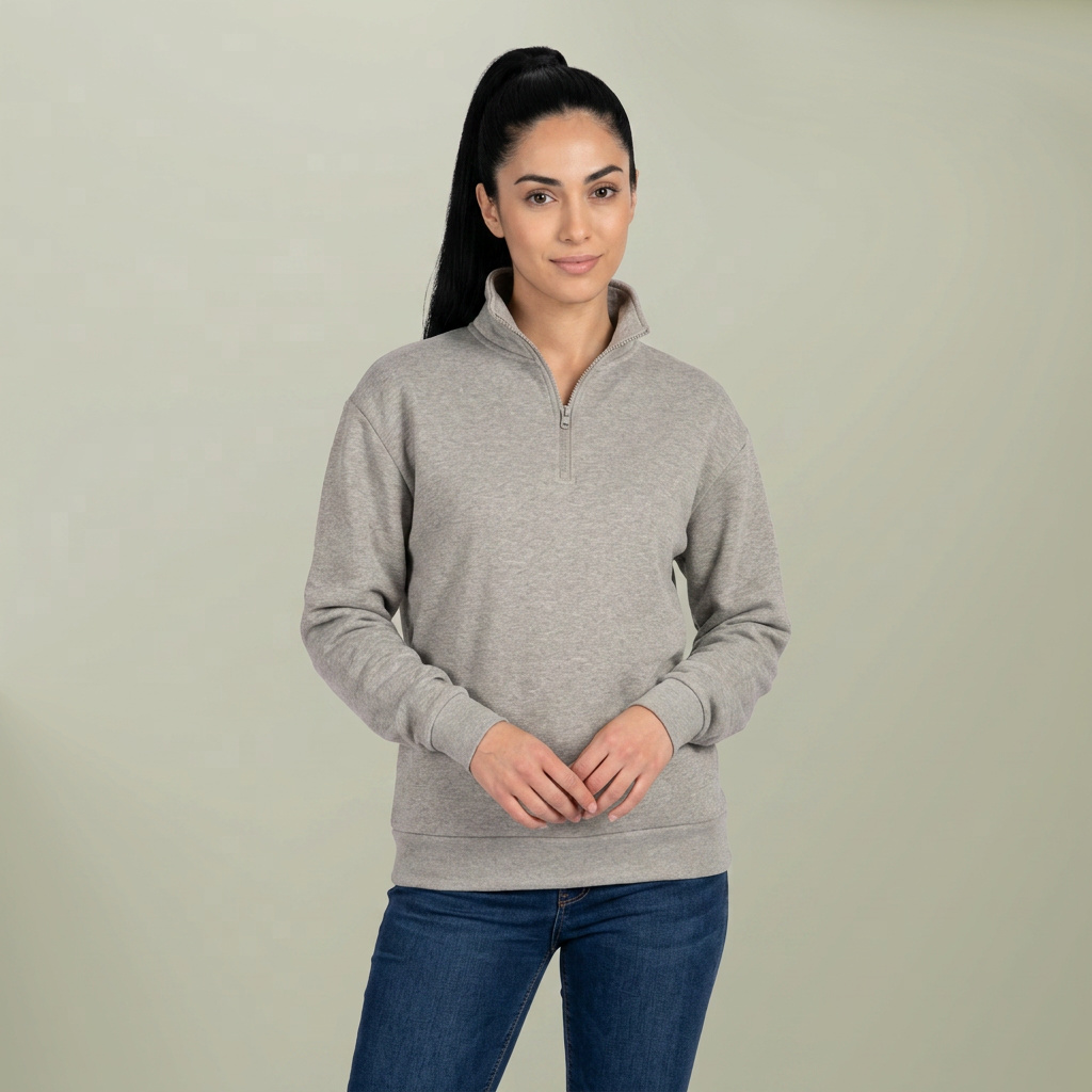 Unisex Fleece Quarter-Zip Pullover - Thumbnail Image