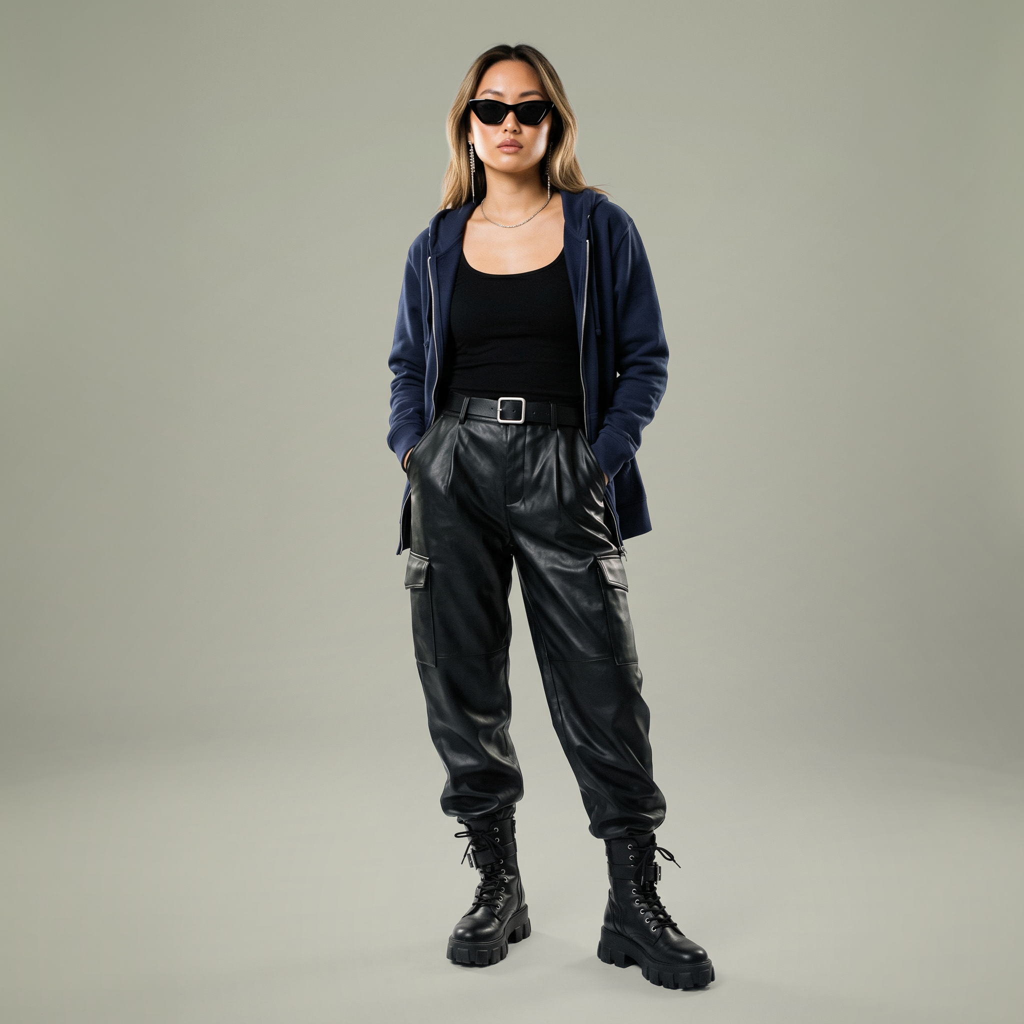 Unisex Fleece Zip Up Hoodie - Main Image