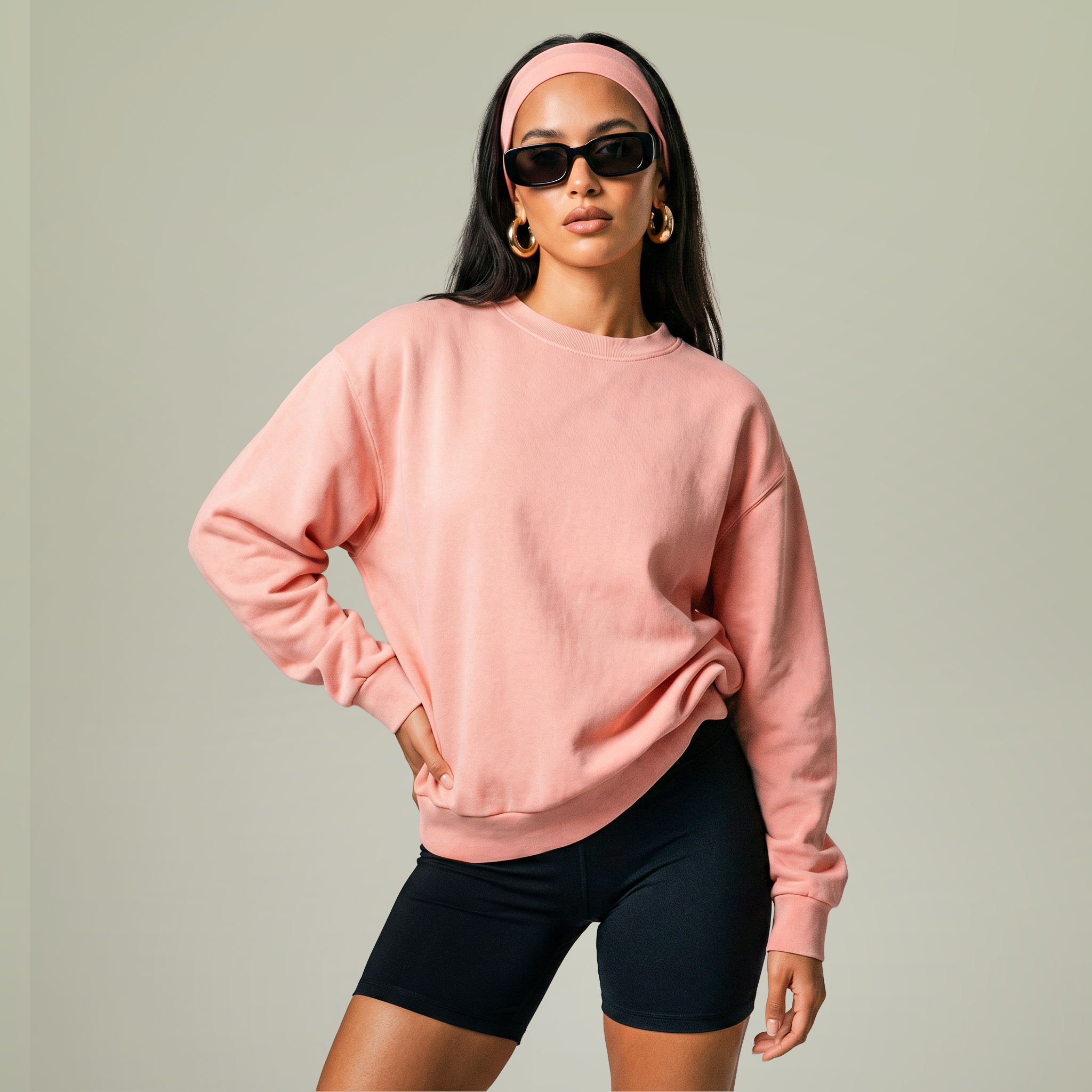 Unisex Urban Garment Dyed Sweatshirt - Thumbnail Image