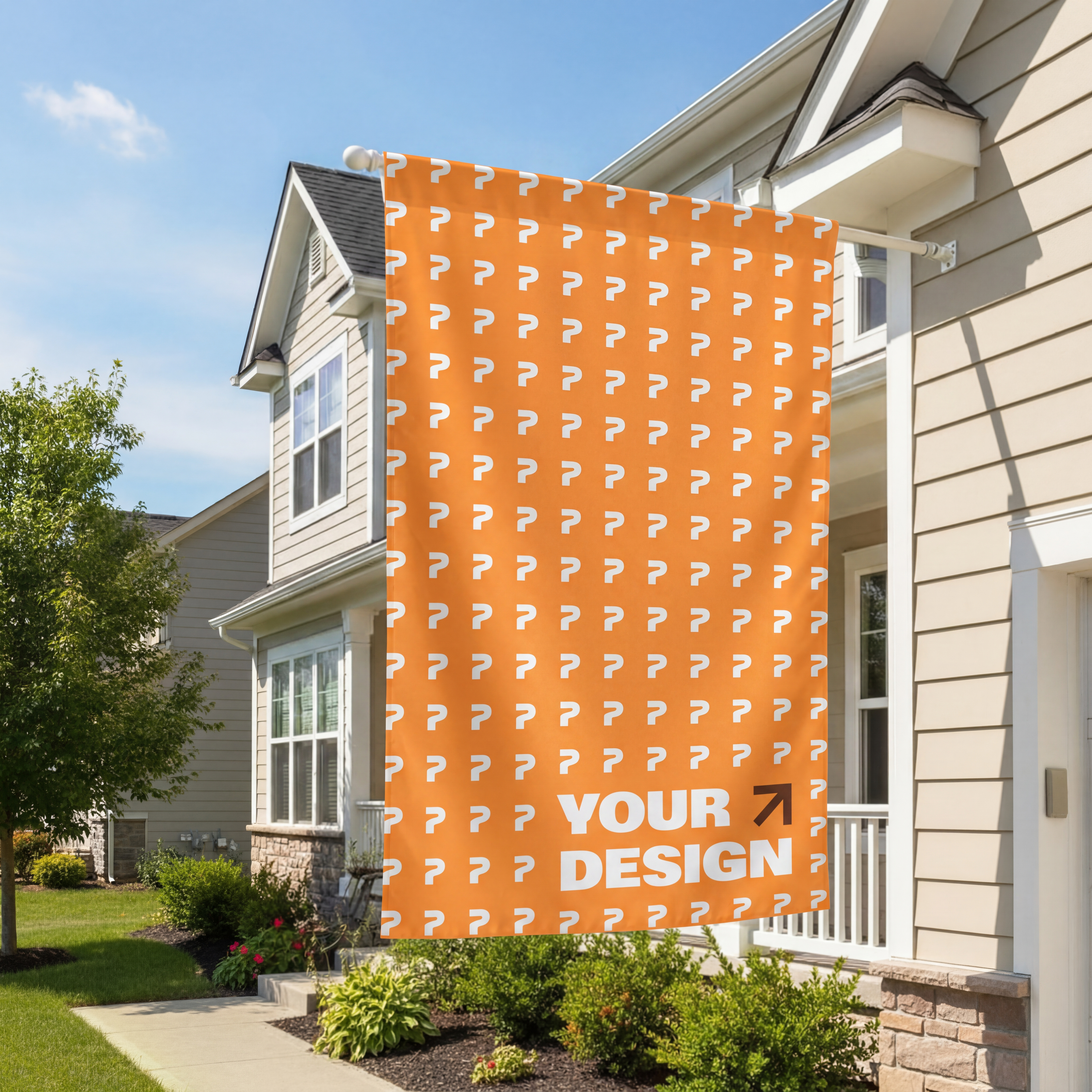 Outdoor Flag with Rod Pocket - Thumbnail Image