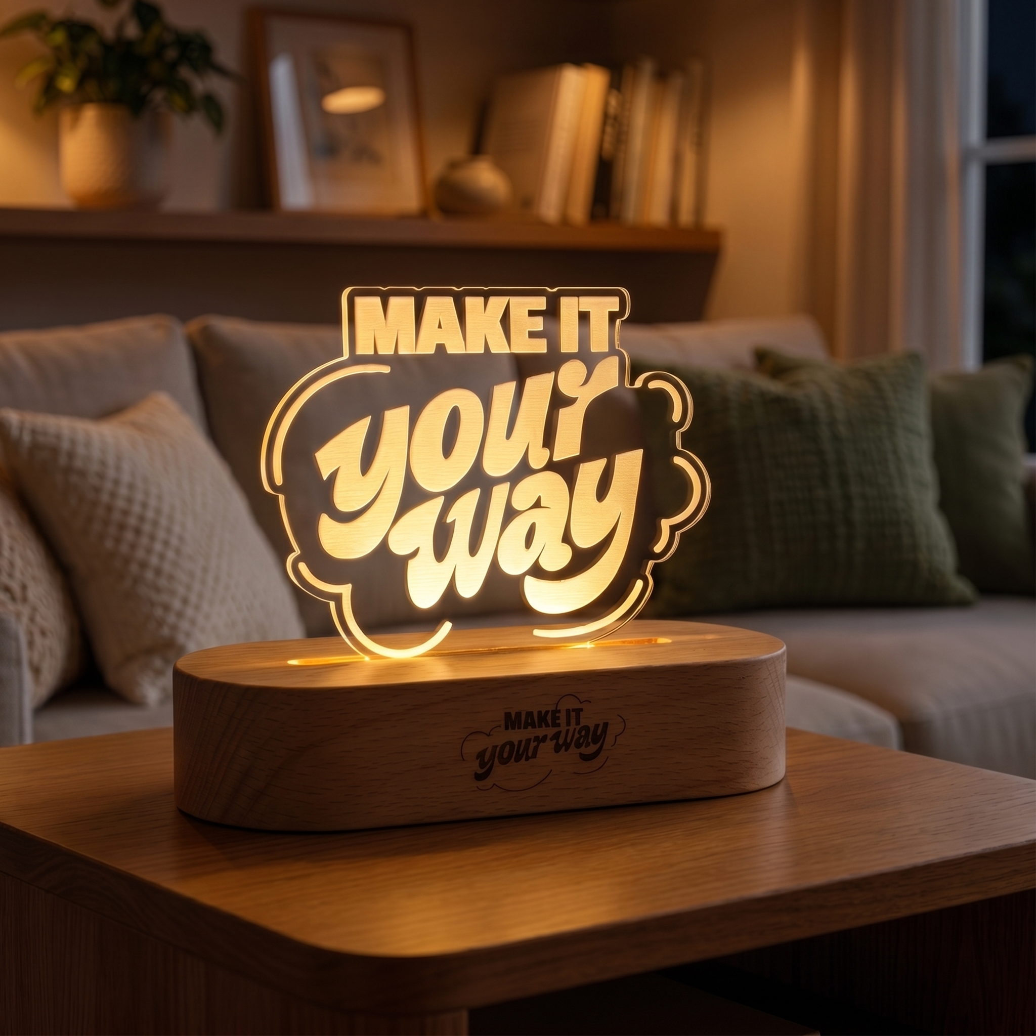 Custom Shape Night Light (Engraving) - Thumbnail Image